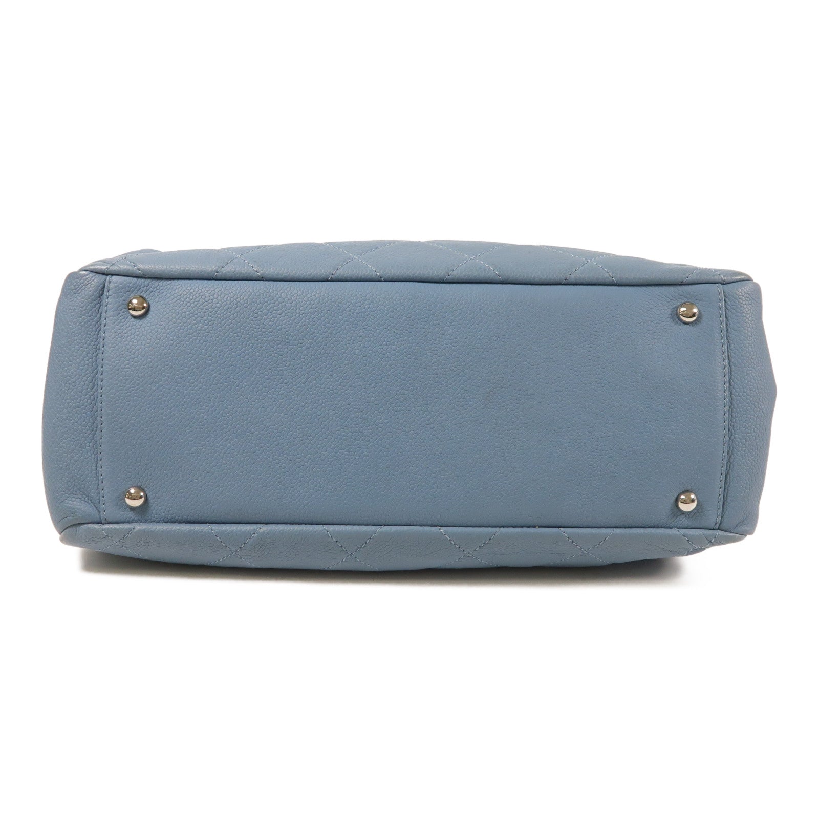 CHANEL 牛皮皮革Shoulder Bag銀扣鏈帶肩背袋