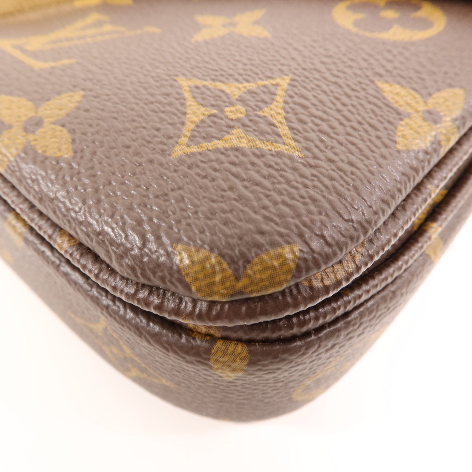 LOUIS VUITTON Monogram Pochette Metis East West金扣手挽肩背兩用袋
