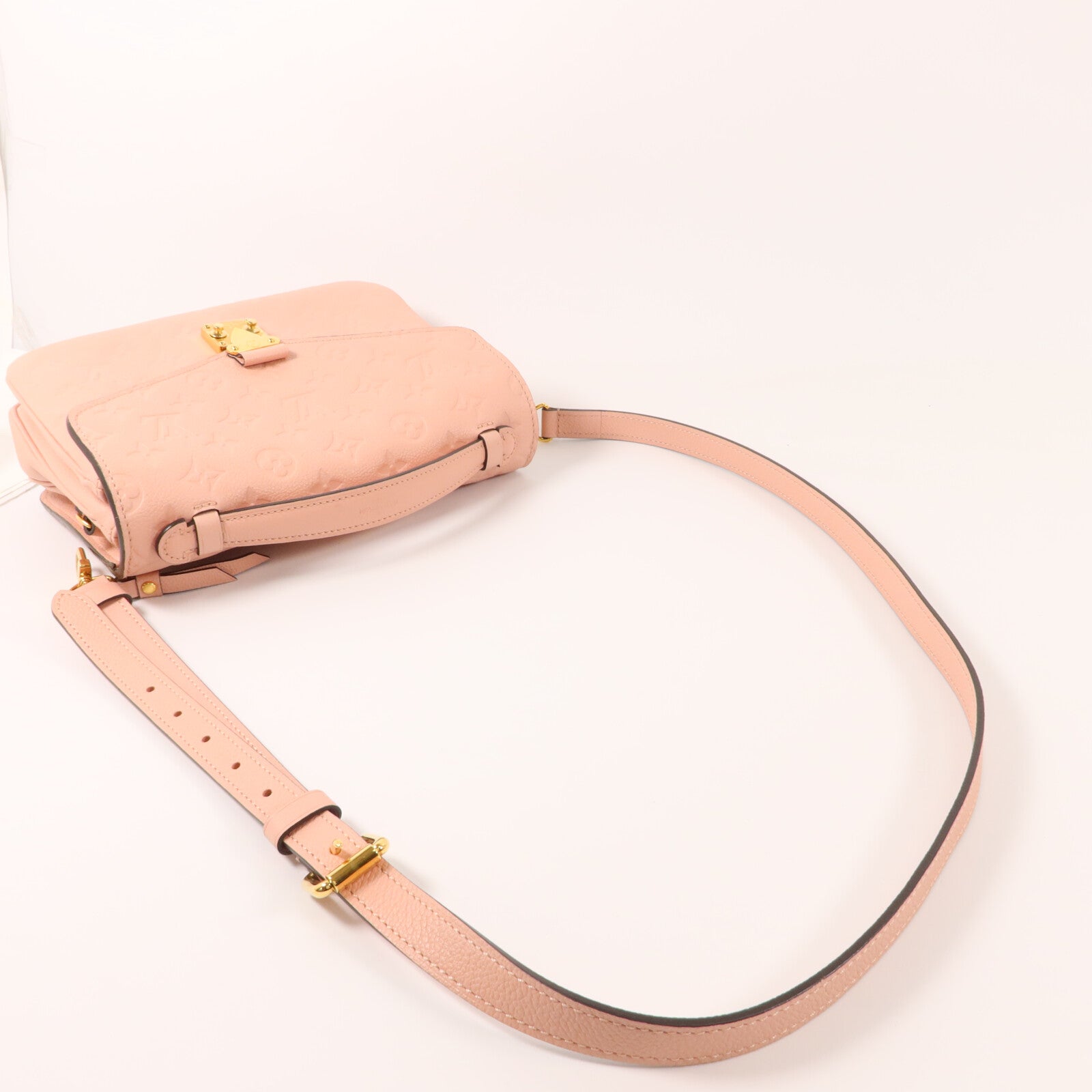 LOUIS VUITTON Monogram Empreinte Pochette Metis手挽肩背兩用袋
