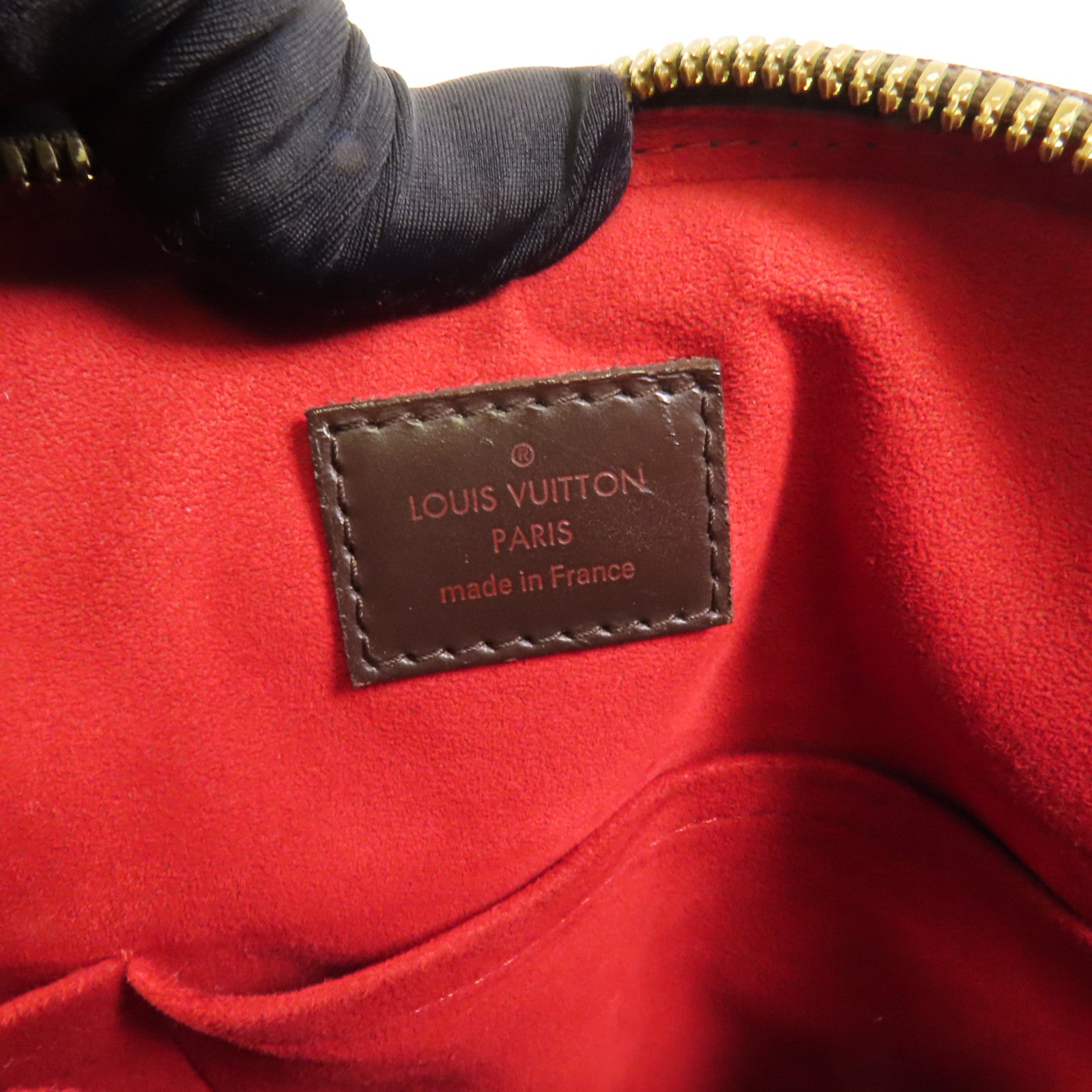LOUIS VUITTON Damier Trevi PM 金扣手挽肩背兩用袋