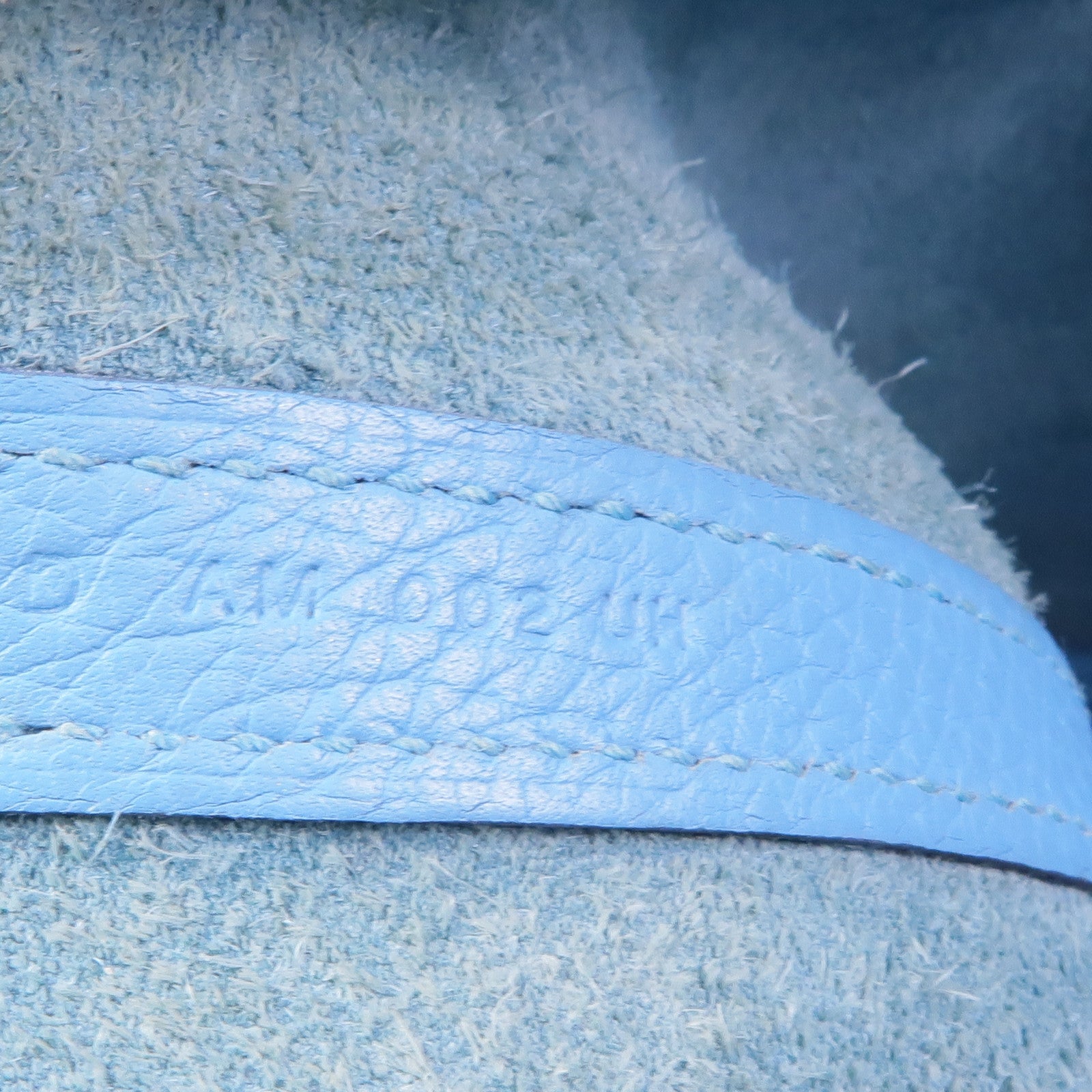 HERMES Clemence皮革Picotin MM銀扣手挽袋Bleu Atoll/Rouge De Coeur