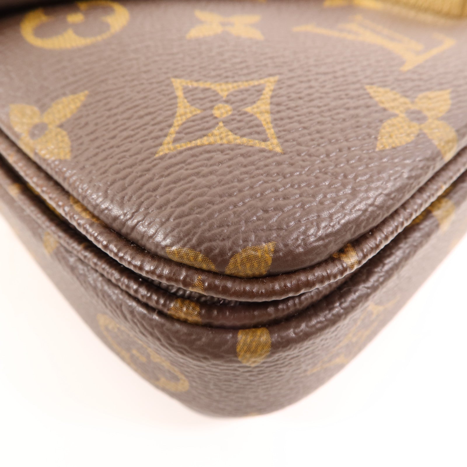 LOUIS VUITTON Monogram Pochette Metis East West金扣手挽肩背兩用袋