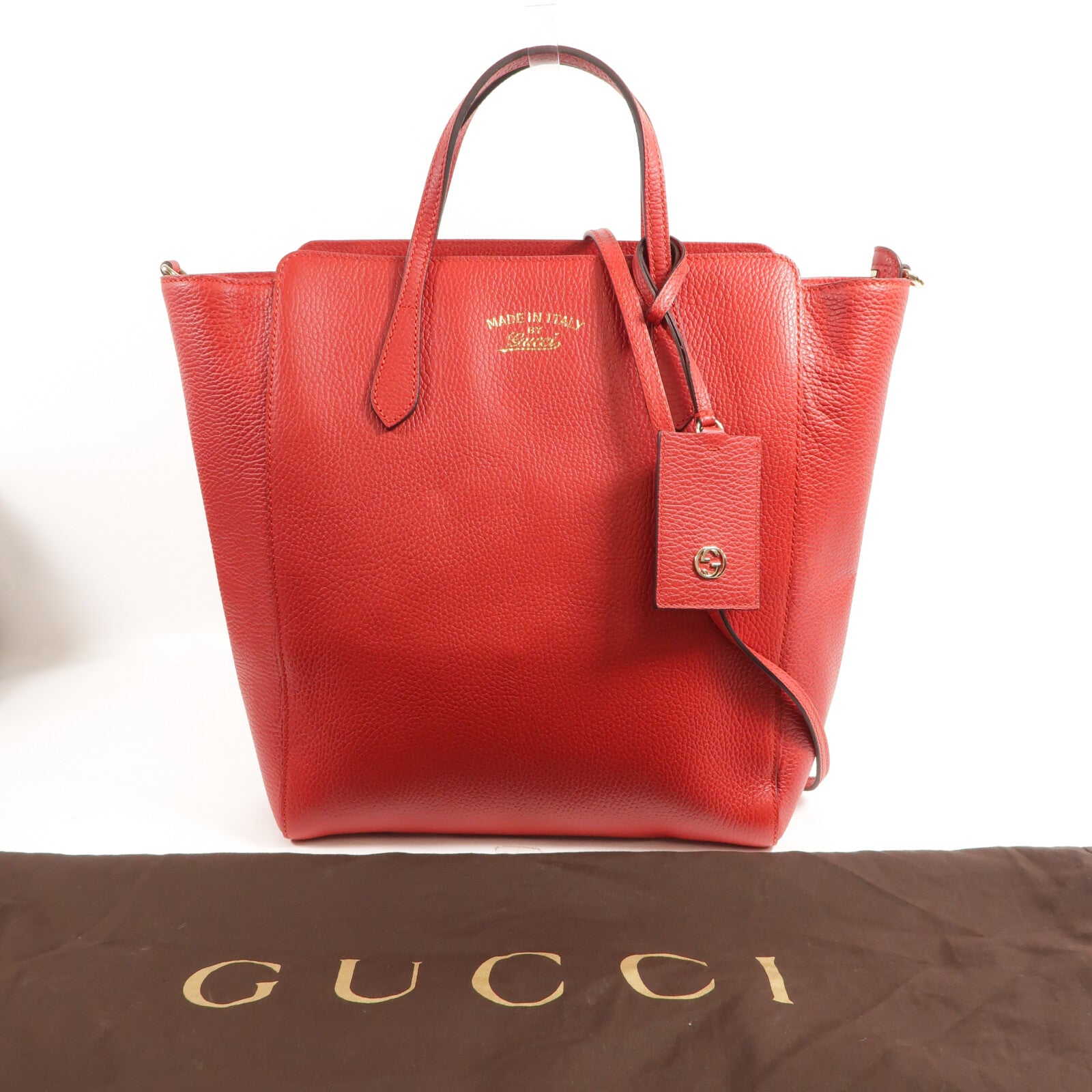 GUCCI 牛皮皮革Tote Bag手挽肩背兩用袋