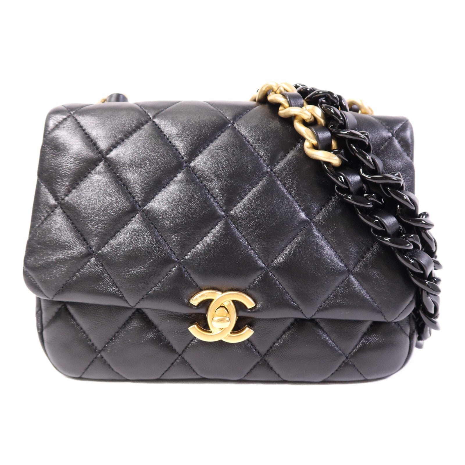 CHANEL 【激減優惠】羊皮皮革Chain Shoulder Bag鏈帶肩背袋