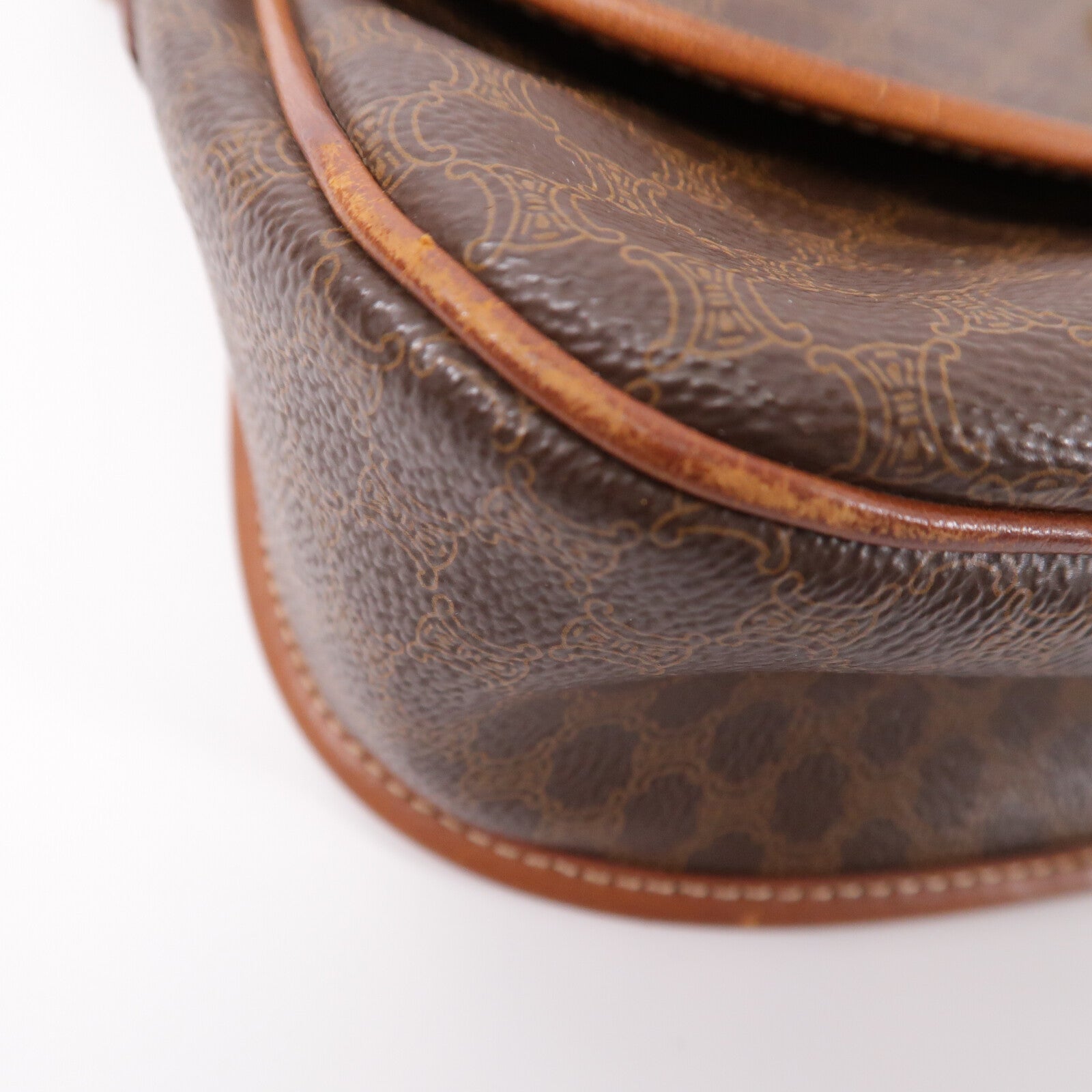 CELINE 塗層帆布Vintage Macadam Starball肩背袋
