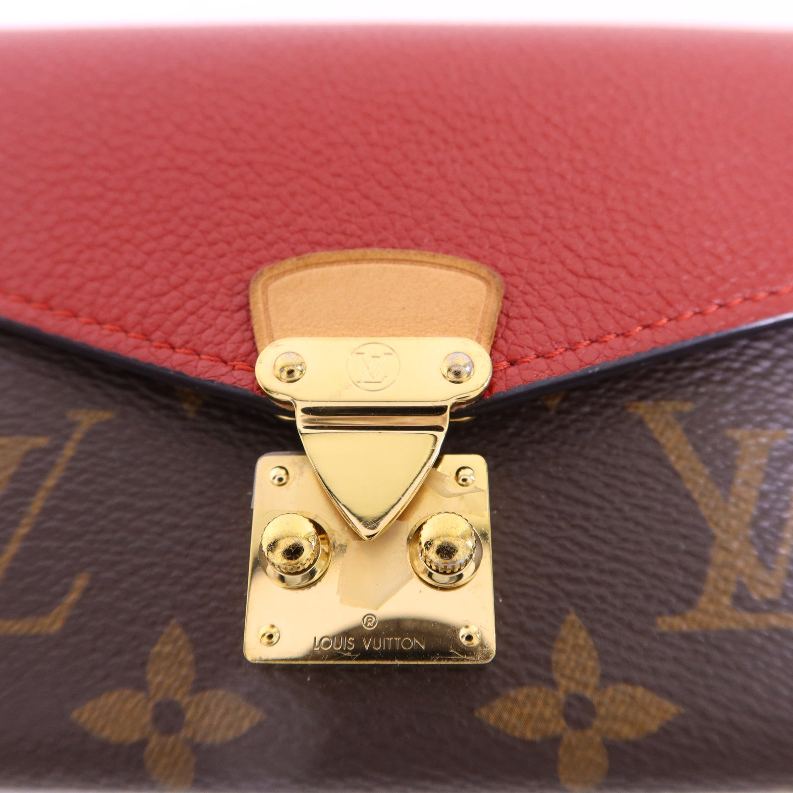LOUIS VUITTON Monogram Pallas Compact Wallet金扣錢包