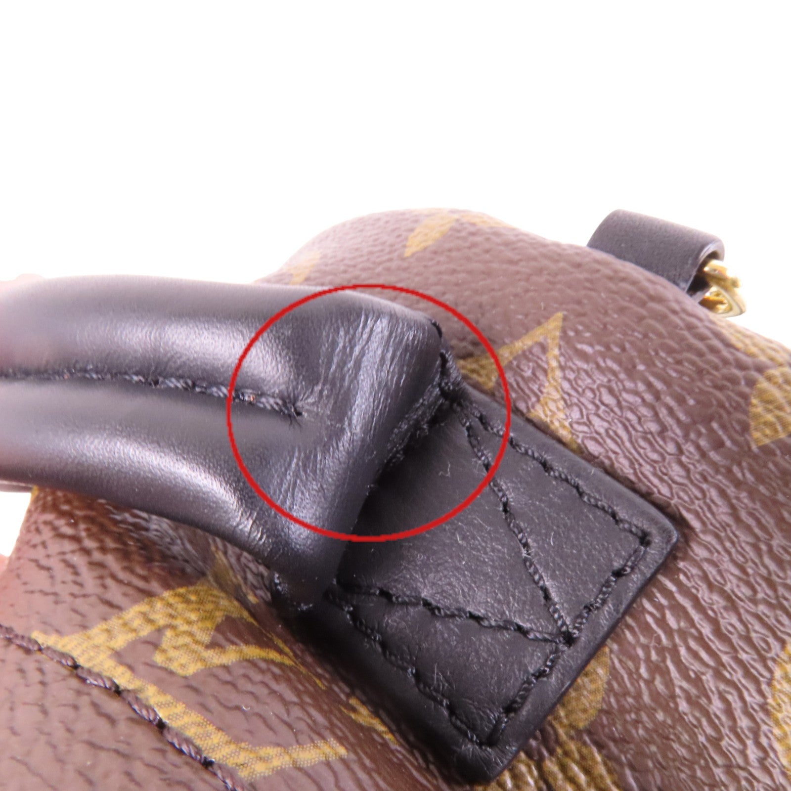 LOUIS VUITTON 【激減優惠】Monogram Palm Springs Mini金扣背包肩背兩用袋