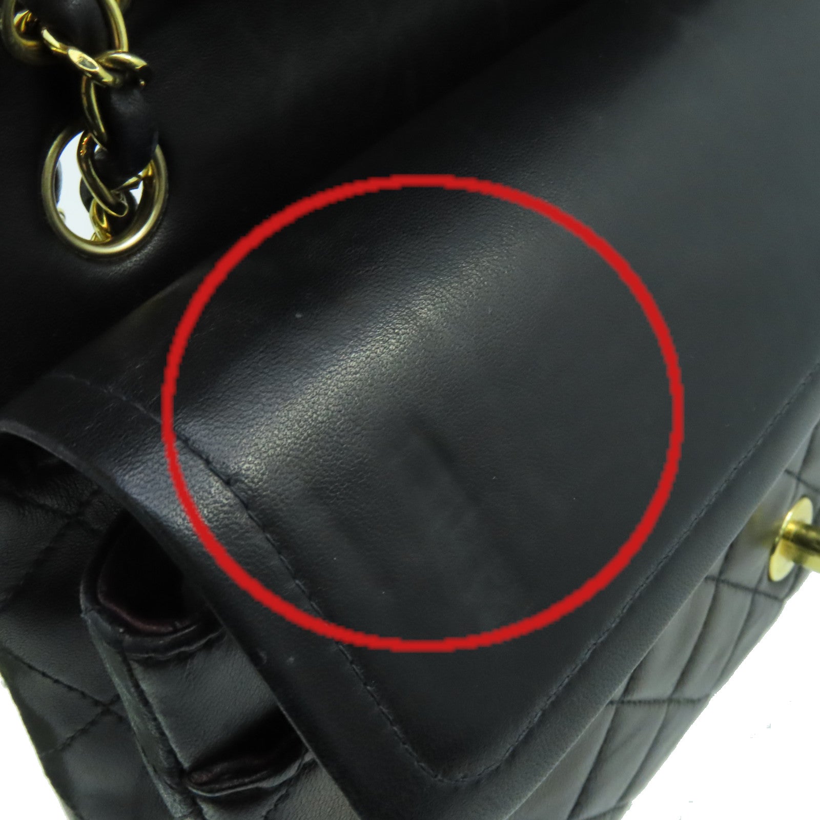 CHANEL 【激減優惠】菱格羊皮皮革Classic Flap Jumbo Chain Shoulder Bag銀扣鏈帶肩背袋黑色
