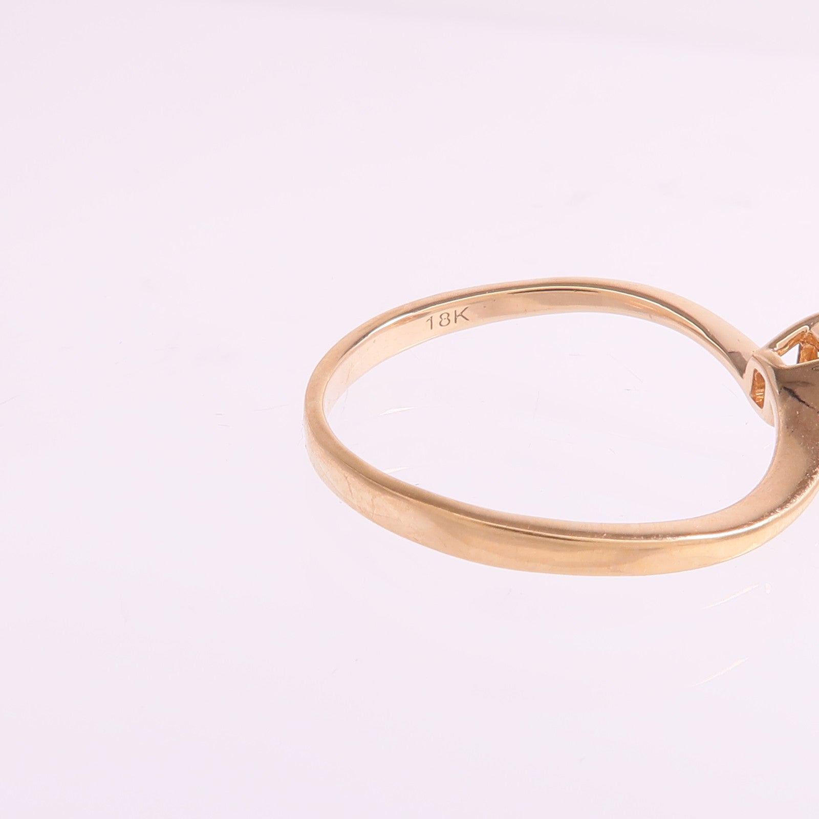 JEWELRY 18K玫瑰金Diamond Ring鑽石戒指US#7.75