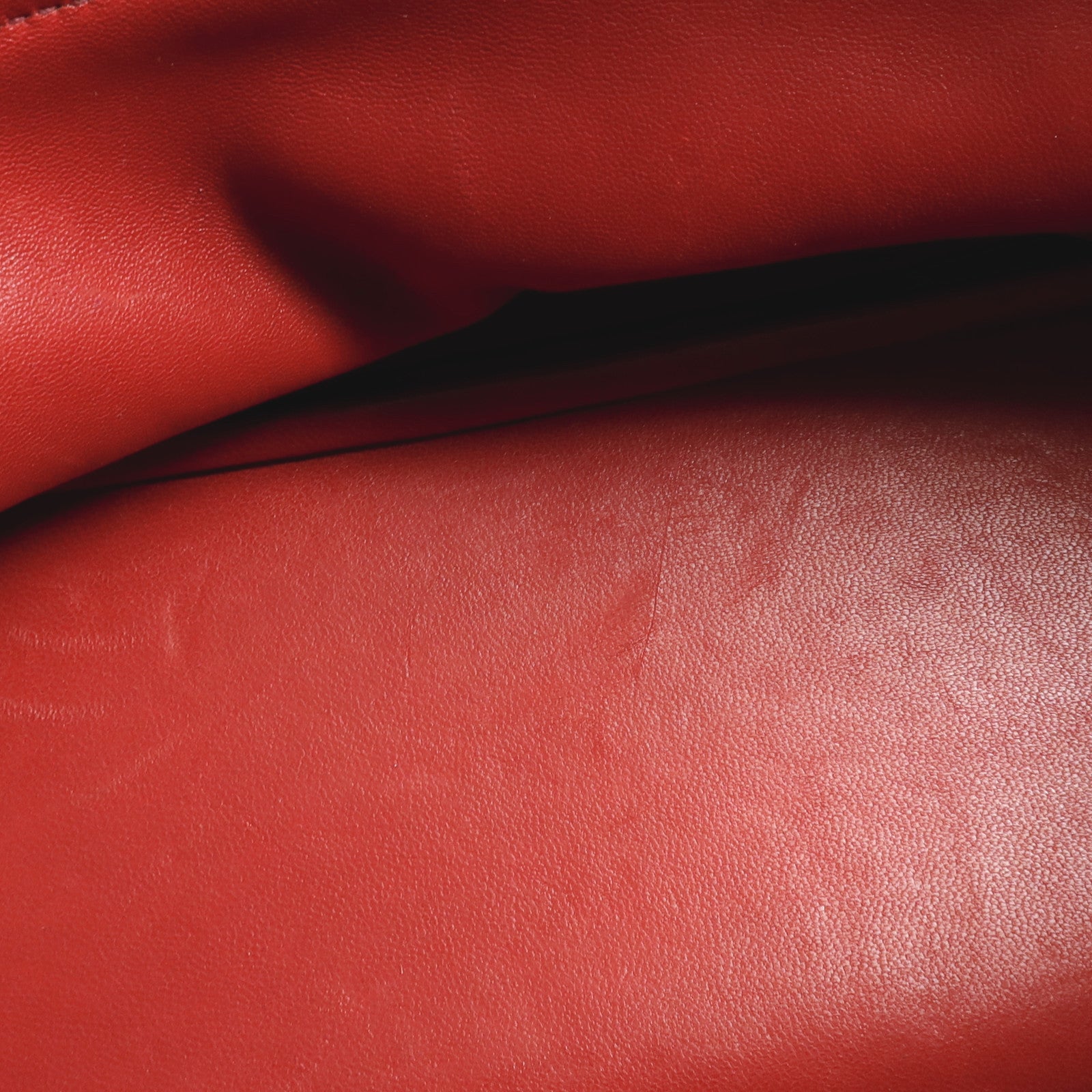 HERMES Clemence皮革Bolide 31銀扣手挽肩背兩用袋Vermillon