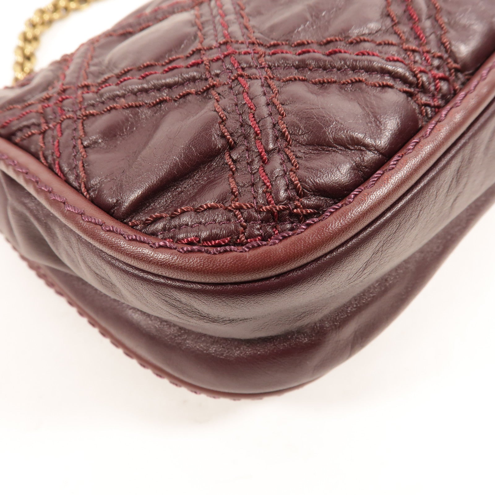 CHANEL 羊皮皮革Chain Shoulder肩背袋