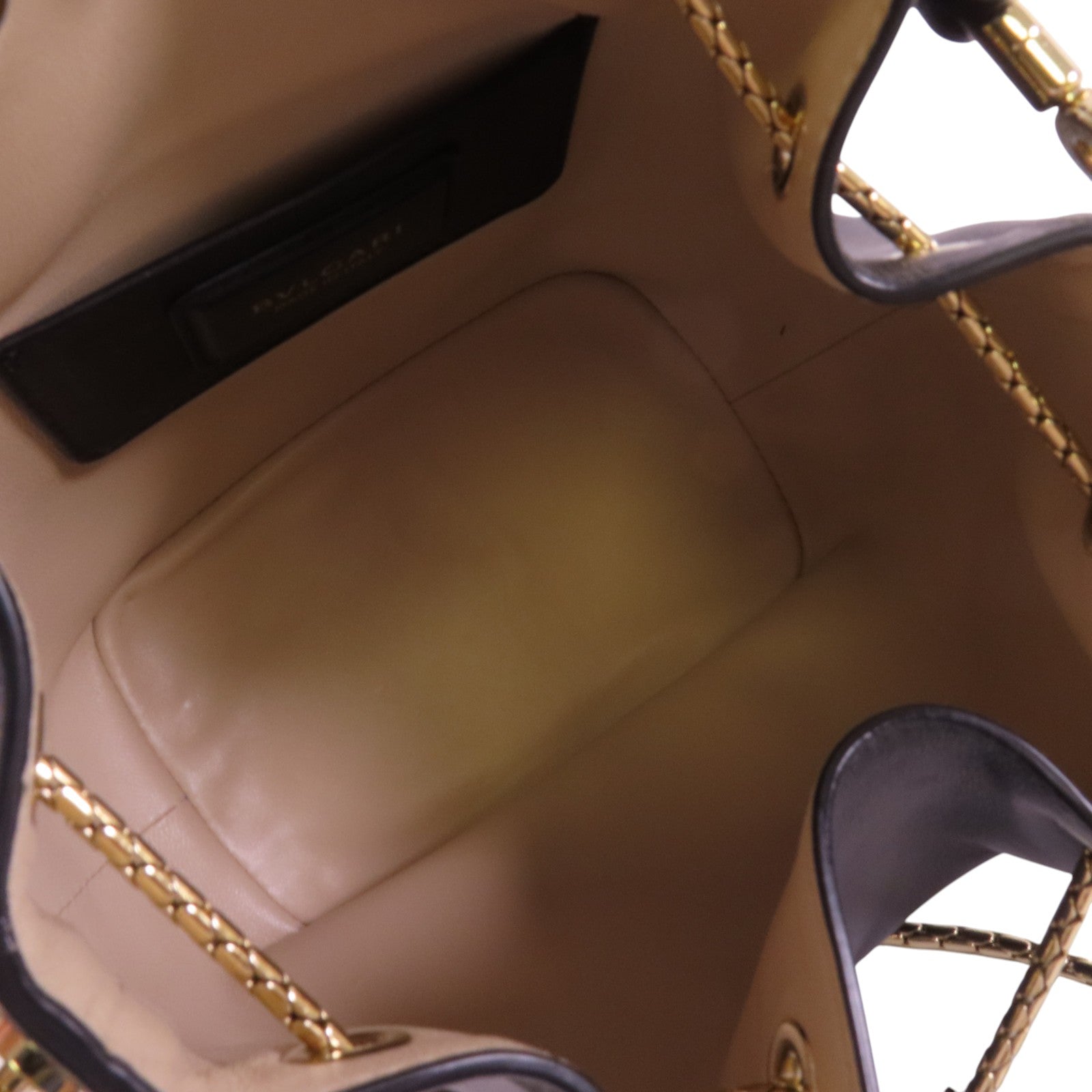 BVLGARI 牛皮皮革Chain Shoulder Bag金扣手挽肩背兩用袋