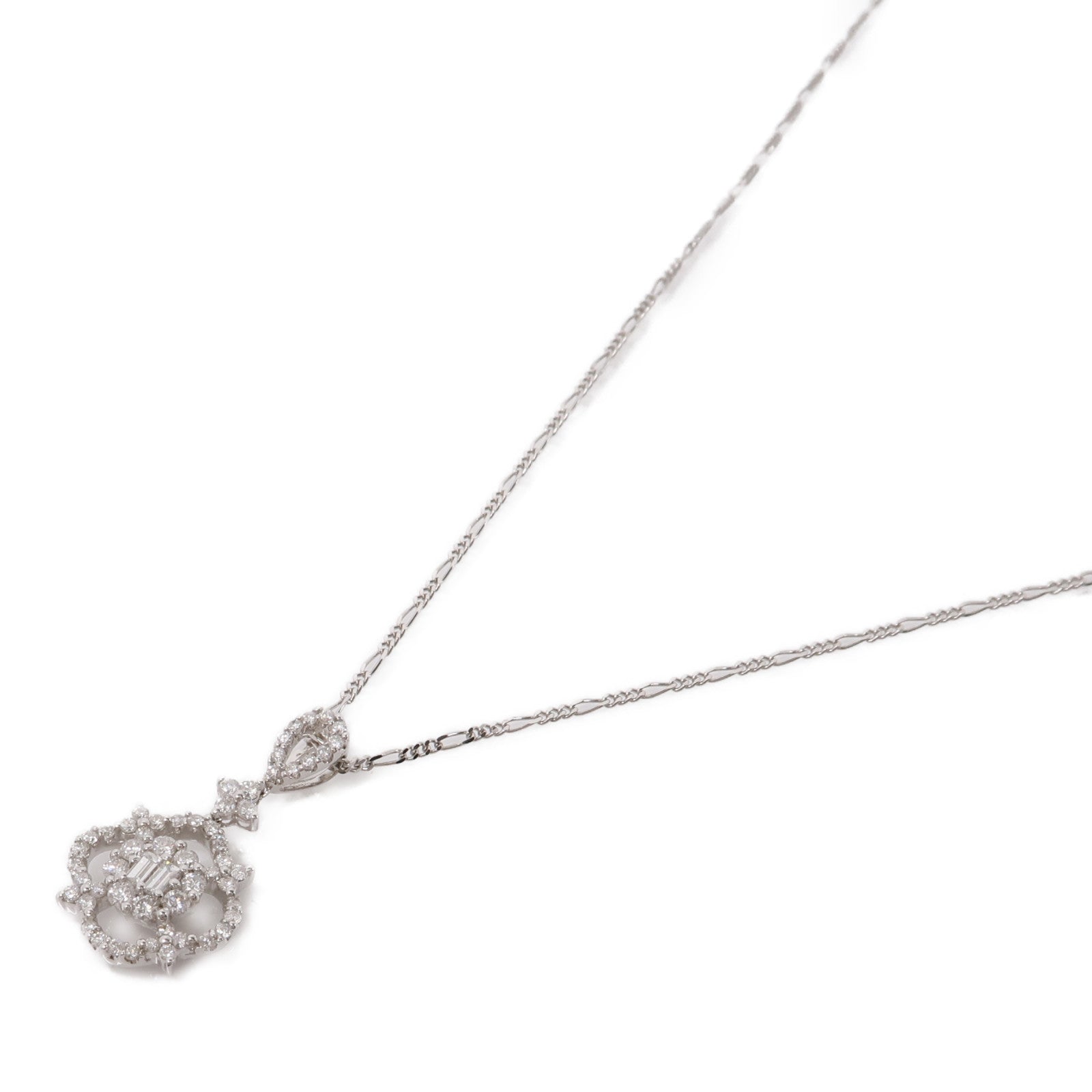 JEWELRY 18K白金Diamond Necklace鑽石項鍊