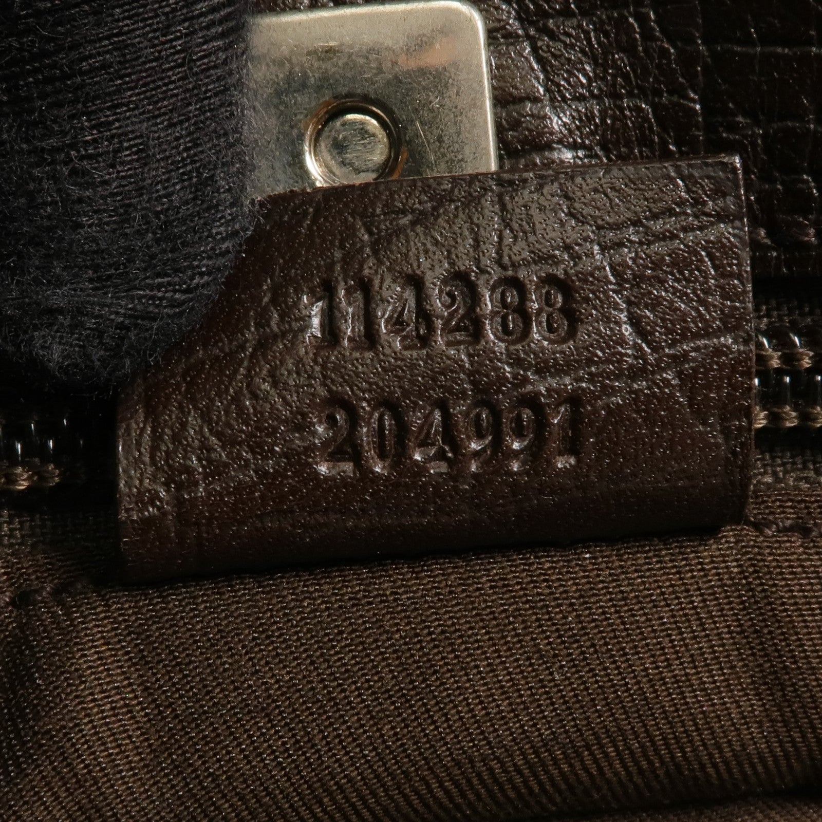 GUCCI 塗層帆布Tote Bag銀扣手挽袋