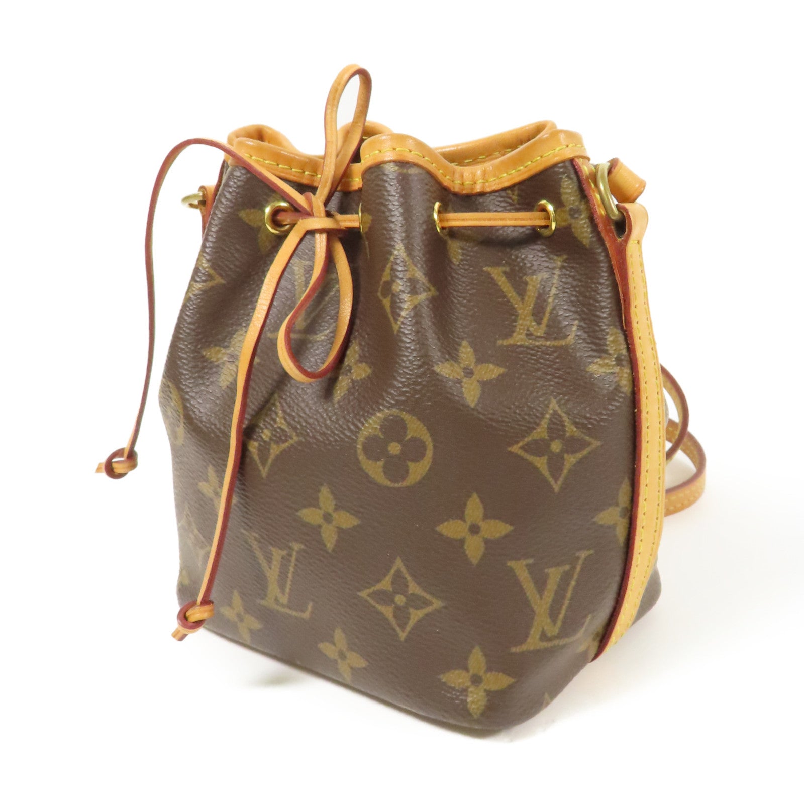 LOUIS VUITTON Monogram Nano Noe金扣肩背袋