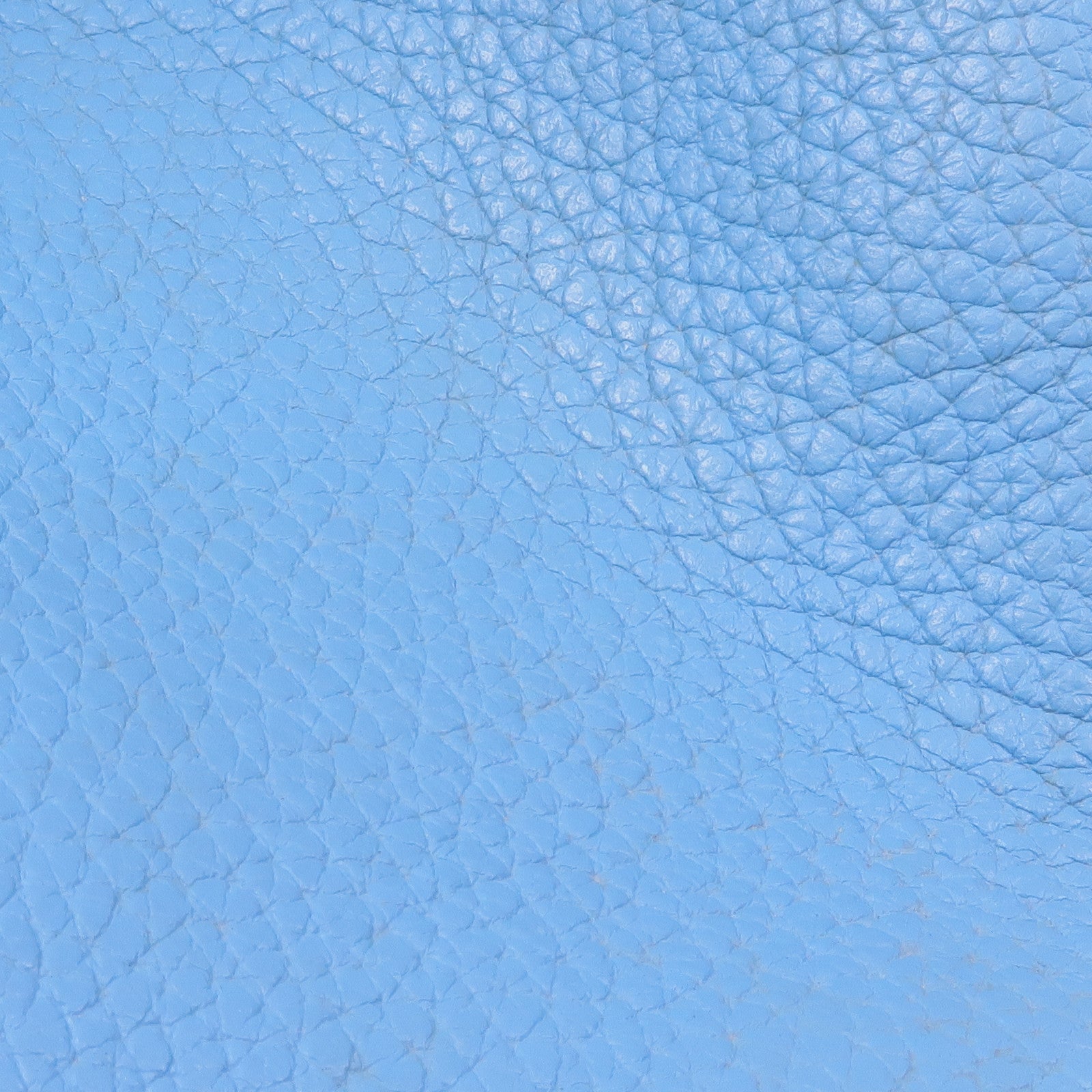 HERMES Clemence皮革Picotin MM銀扣手挽袋Bleu Atoll/Rouge De Coeur