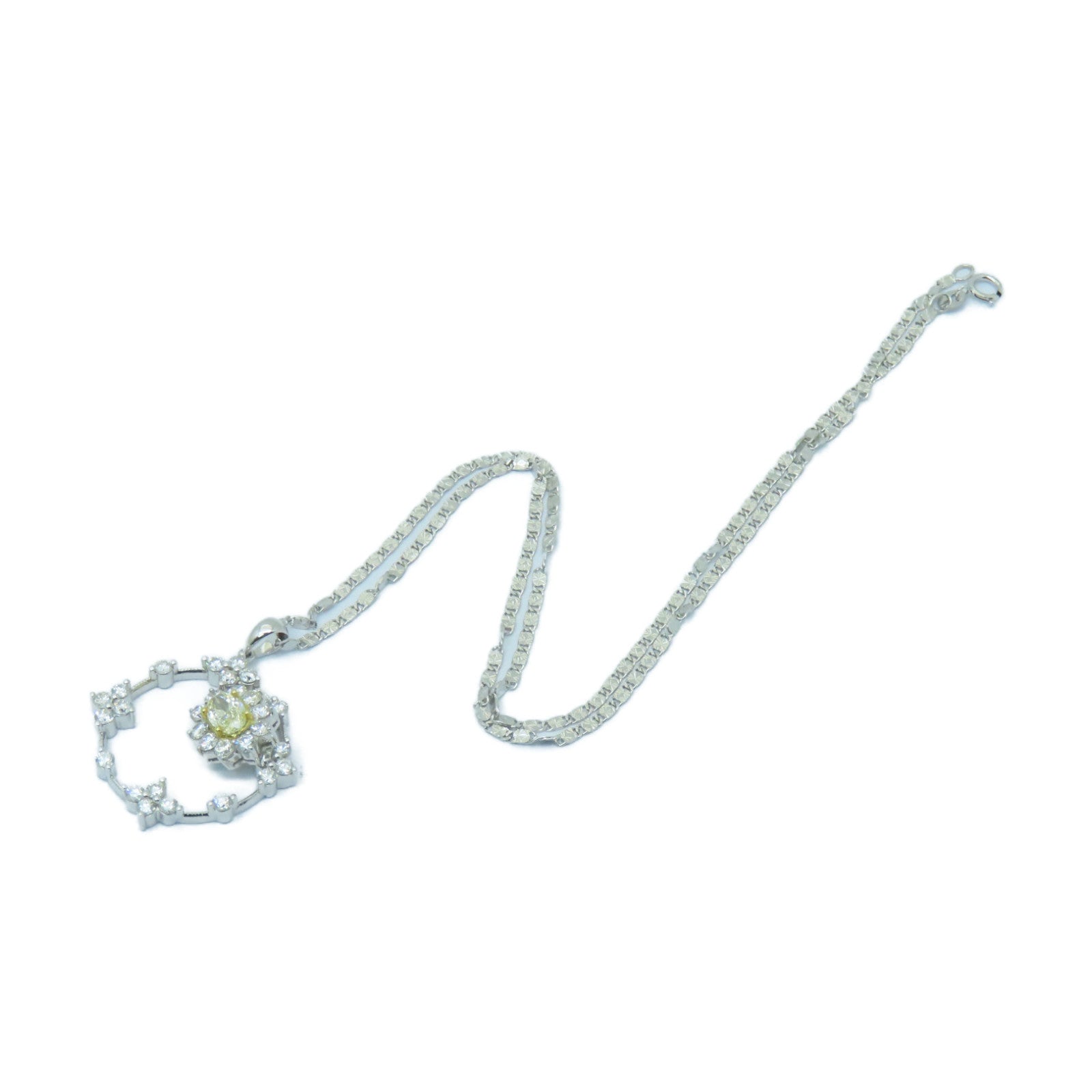 JEWELRY 【激減優惠】18K白金Diamond Necklace鑽石項鍊