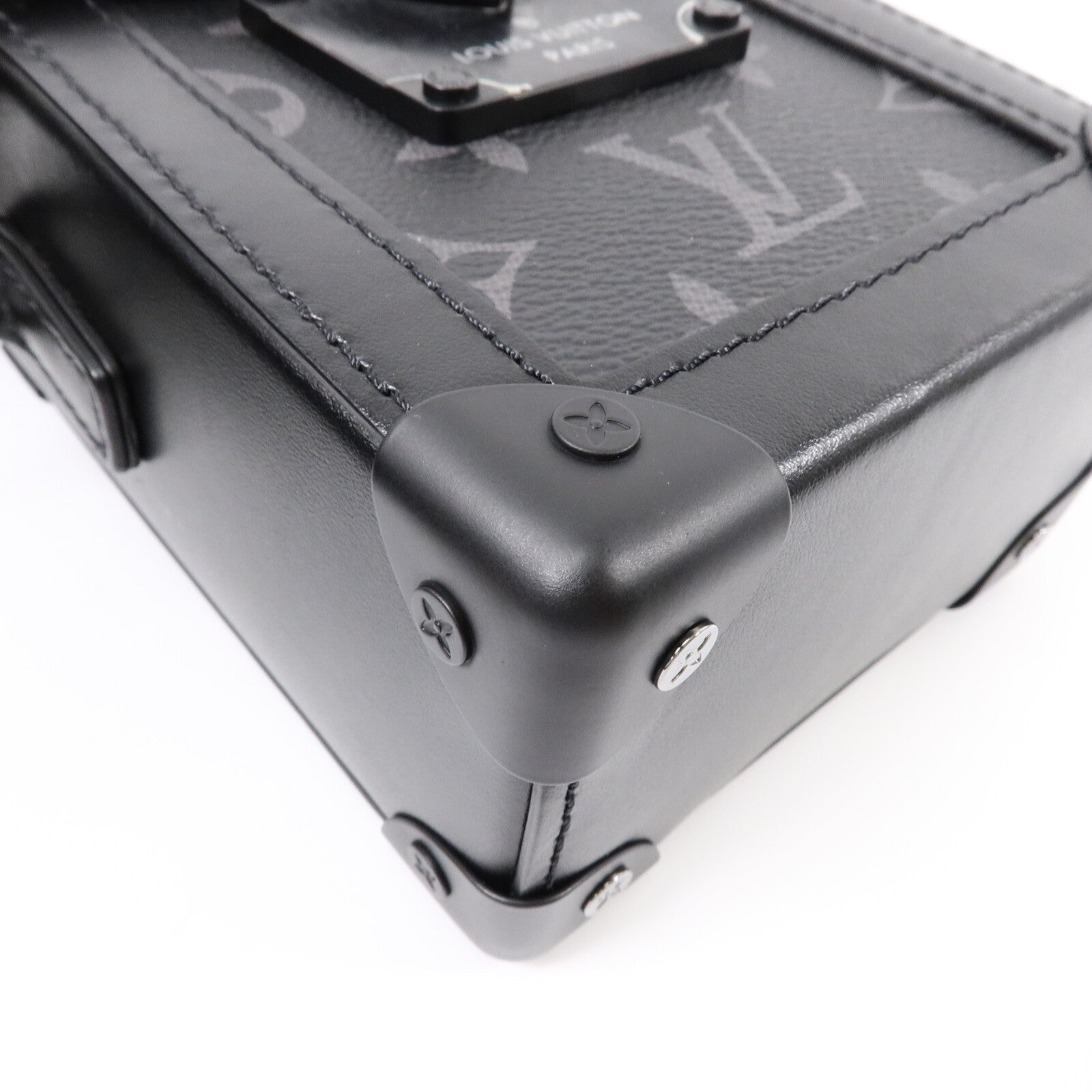 LOUIS VUITTON Monogram Eclipse Eclipse Vertical Trunk肩背袋