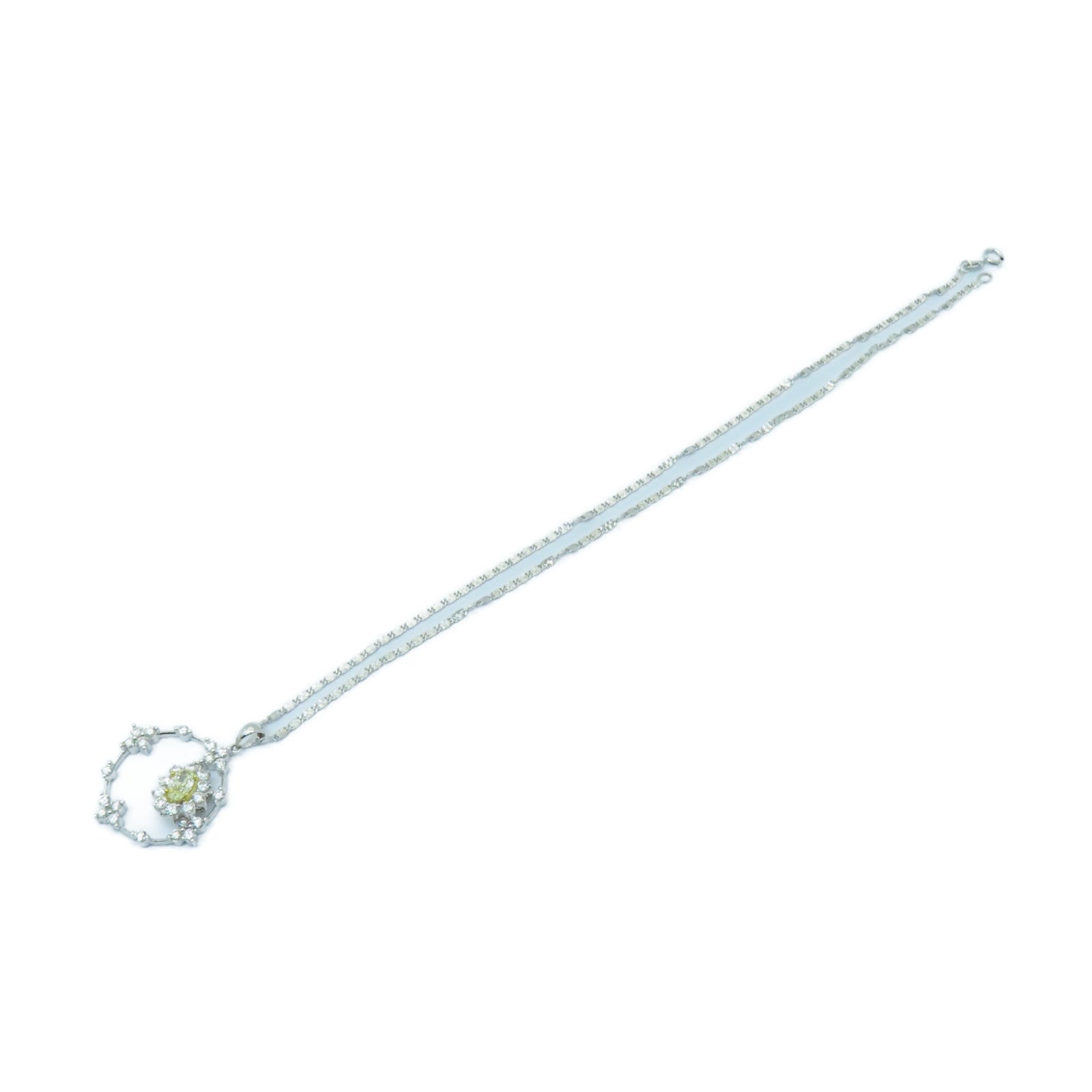 JEWELRY 【激減優惠】18K白金Diamond Necklace鑽石項鍊