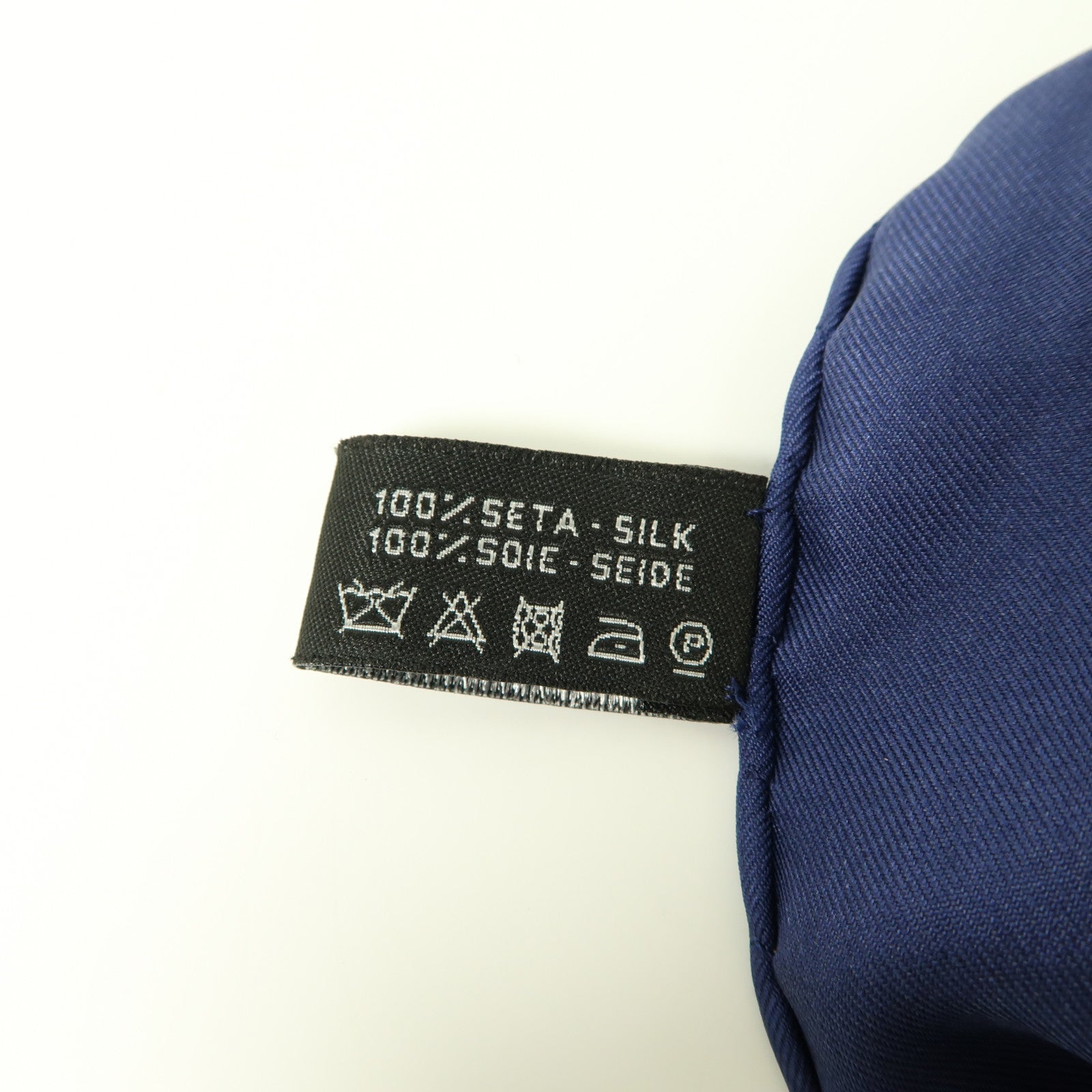 CHANEL 絲質Scarf絲巾深藍色