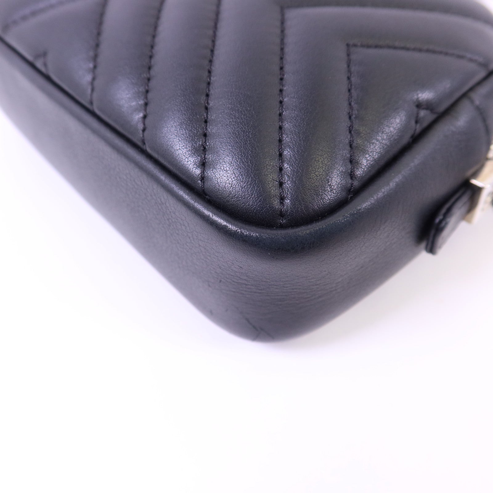 CHANEL 【激減優惠】羊皮皮革Shoulder Bag銀扣鏈帶肩背袋