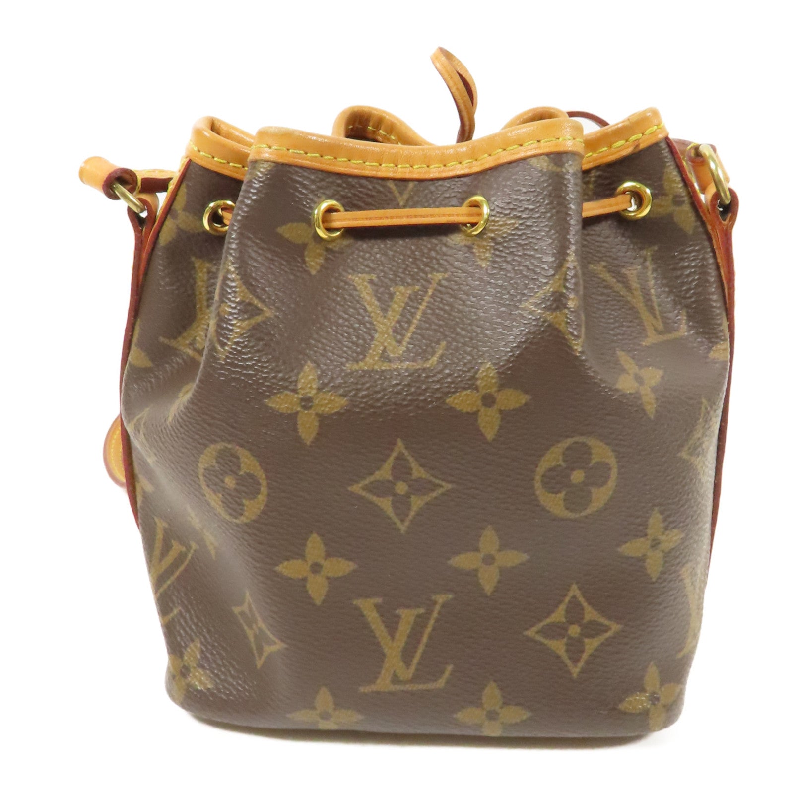 LOUIS VUITTON Monogram Nano Noe金扣肩背袋