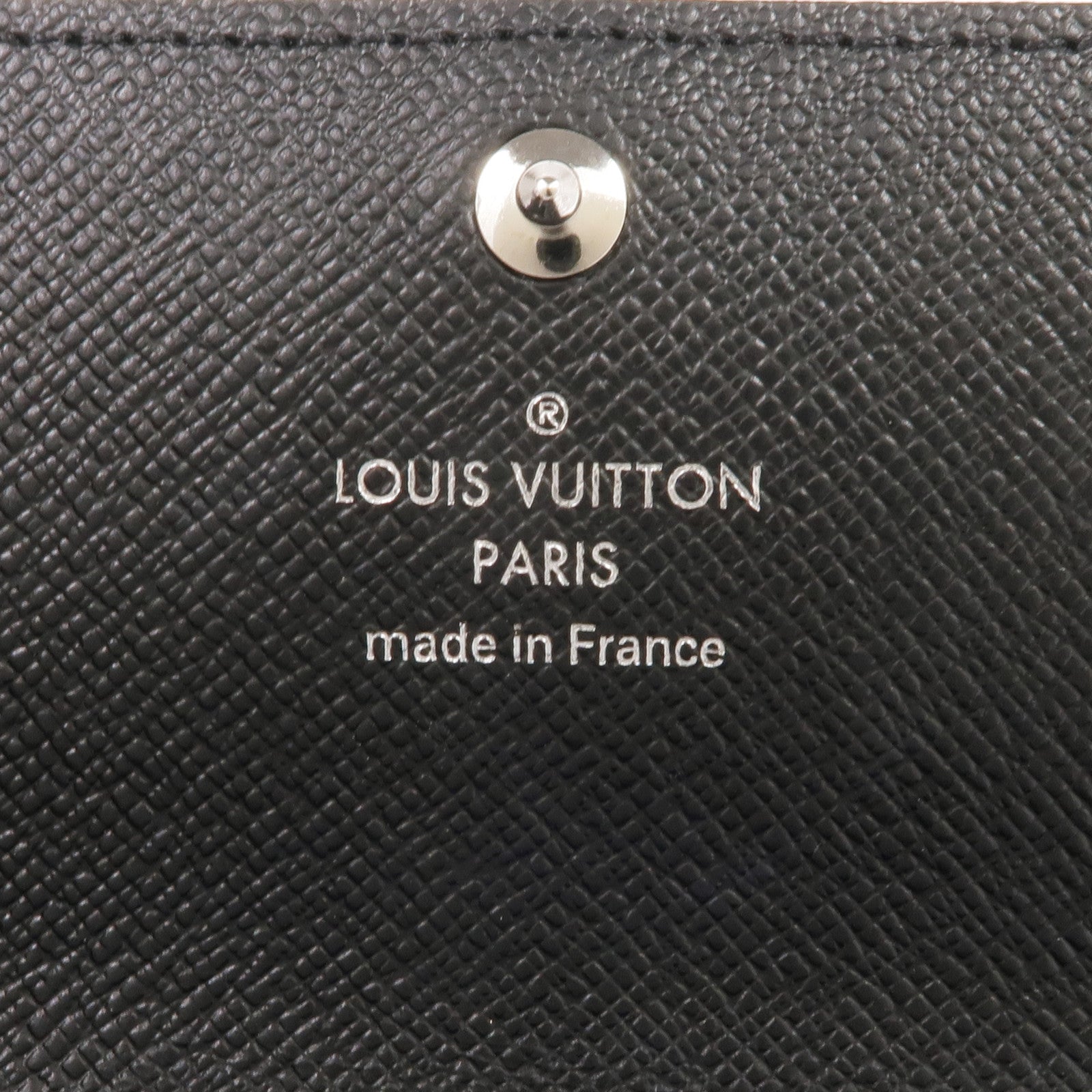 LOUIS VUITTON Damier Graphite Porte Cles Voiture銀扣鎖匙包