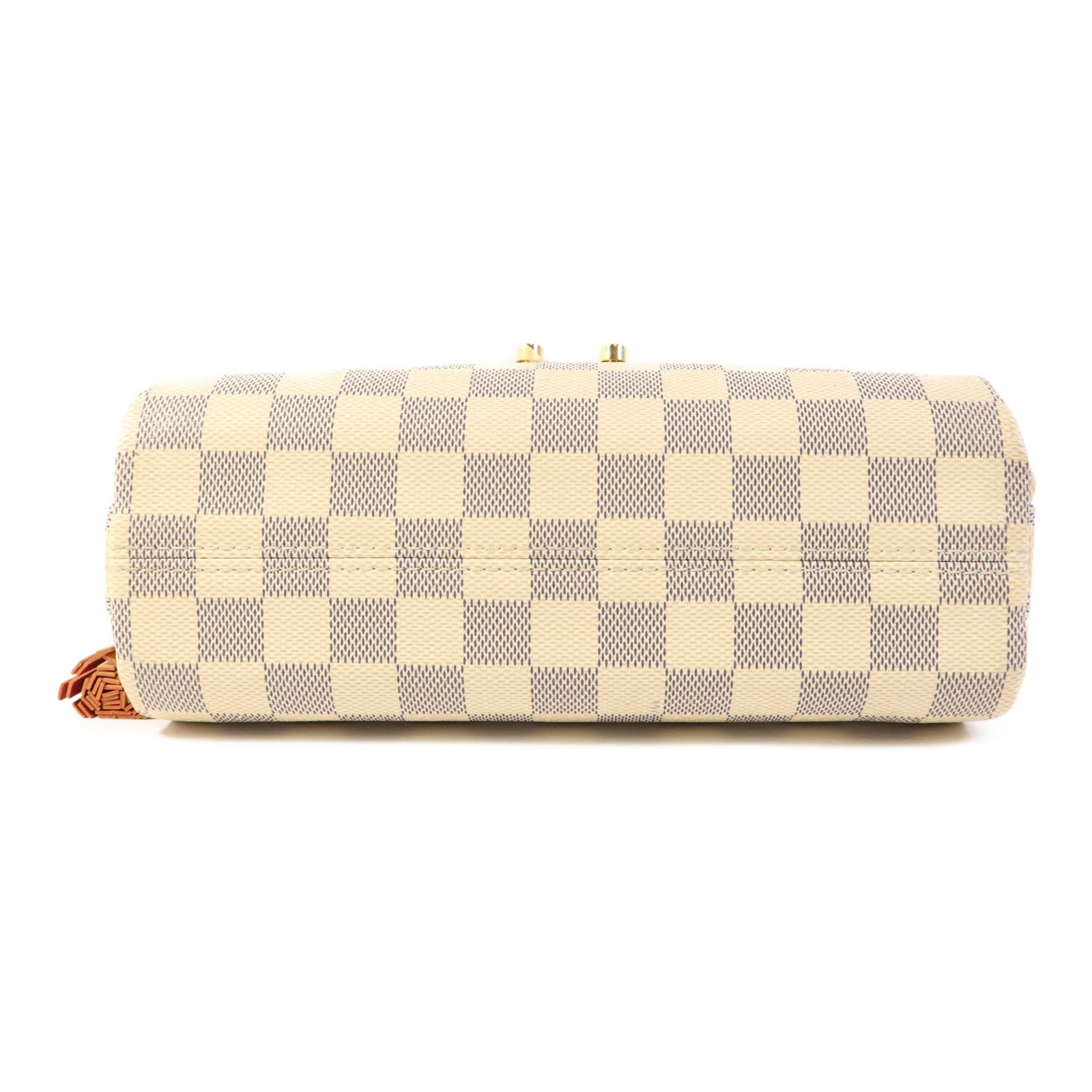 LOUIS VUITTON Damier Azur Croisette金扣手挽肩背兩用袋