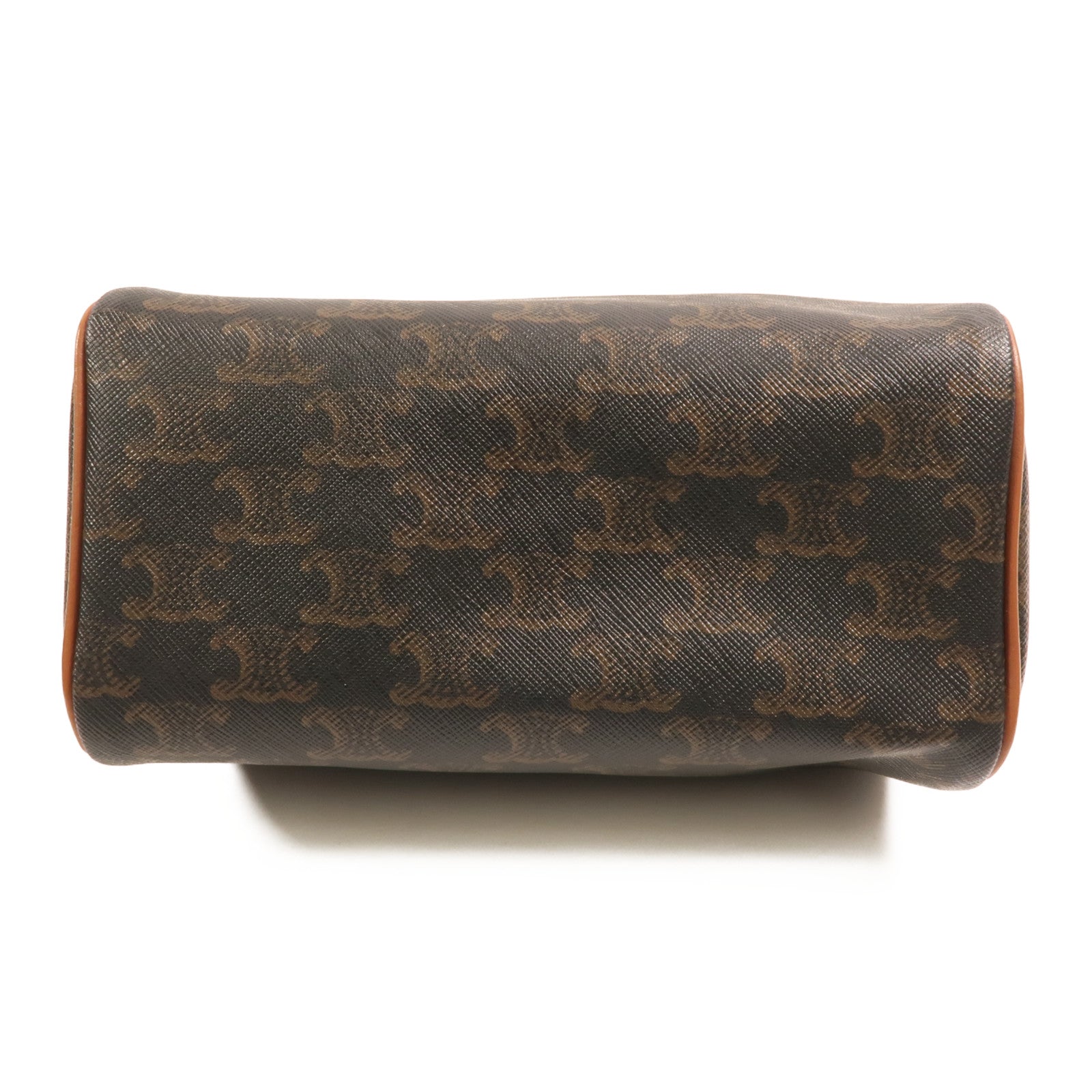 CELINE 塗層帆布Shoulder Bag金扣手挽肩背兩用袋