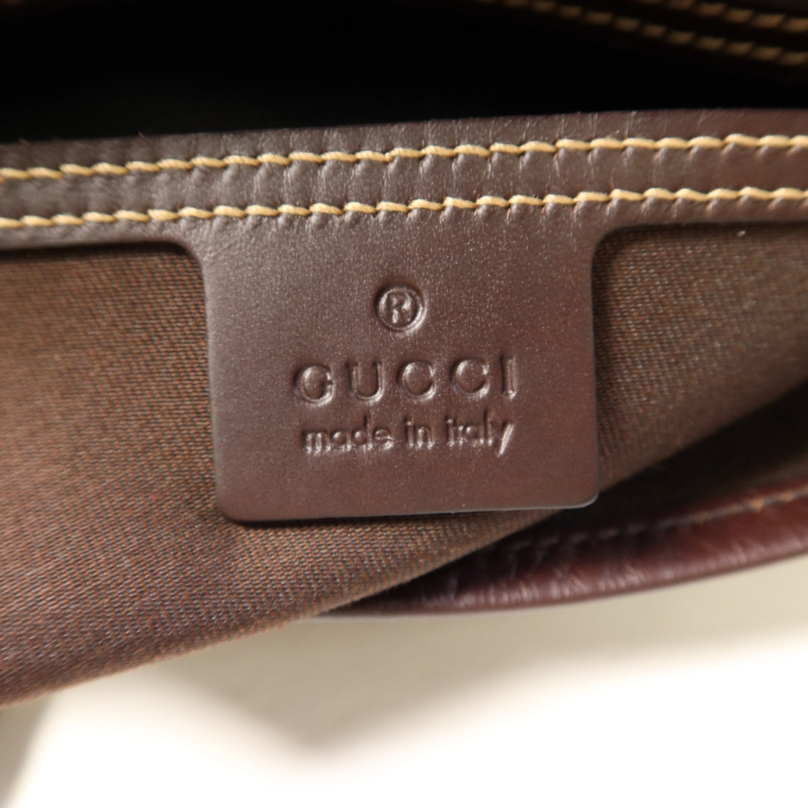 GUCCI 塗層帆布Tote Bag金扣手挽袋