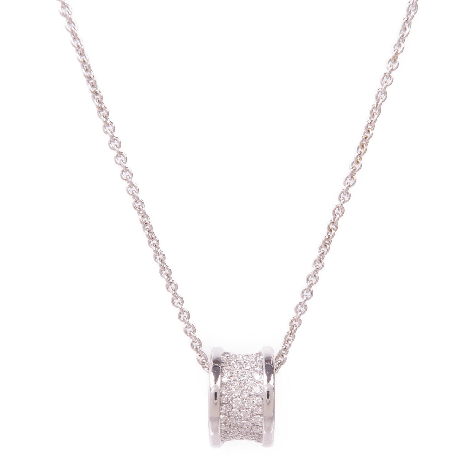 BVLGARI 18K白金B-zero1 Diamond Necklace項鍊