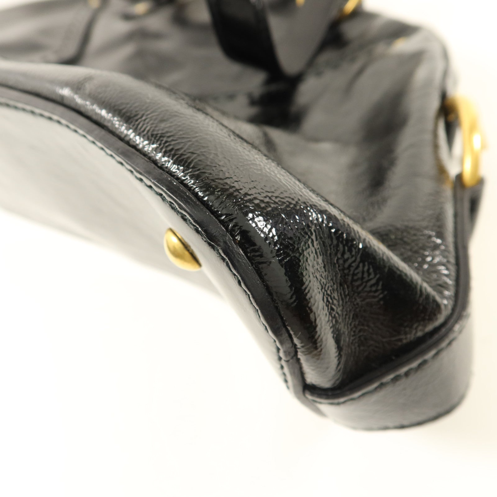 YVES SAINT LAURENT 漆皮皮革Muse Shoulder Bag肩背袋