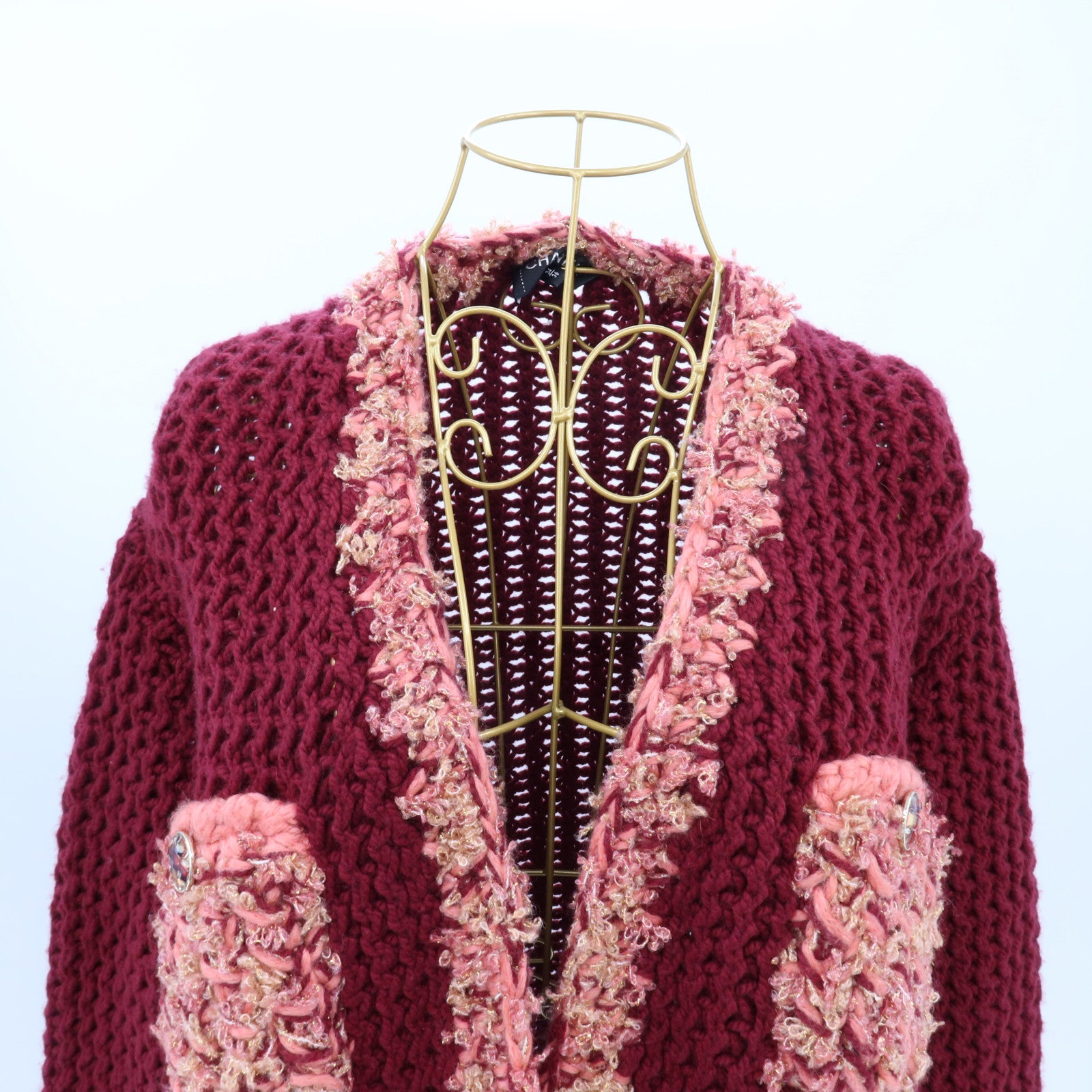 CHANEL Cashmere Knitted Cardigan針織