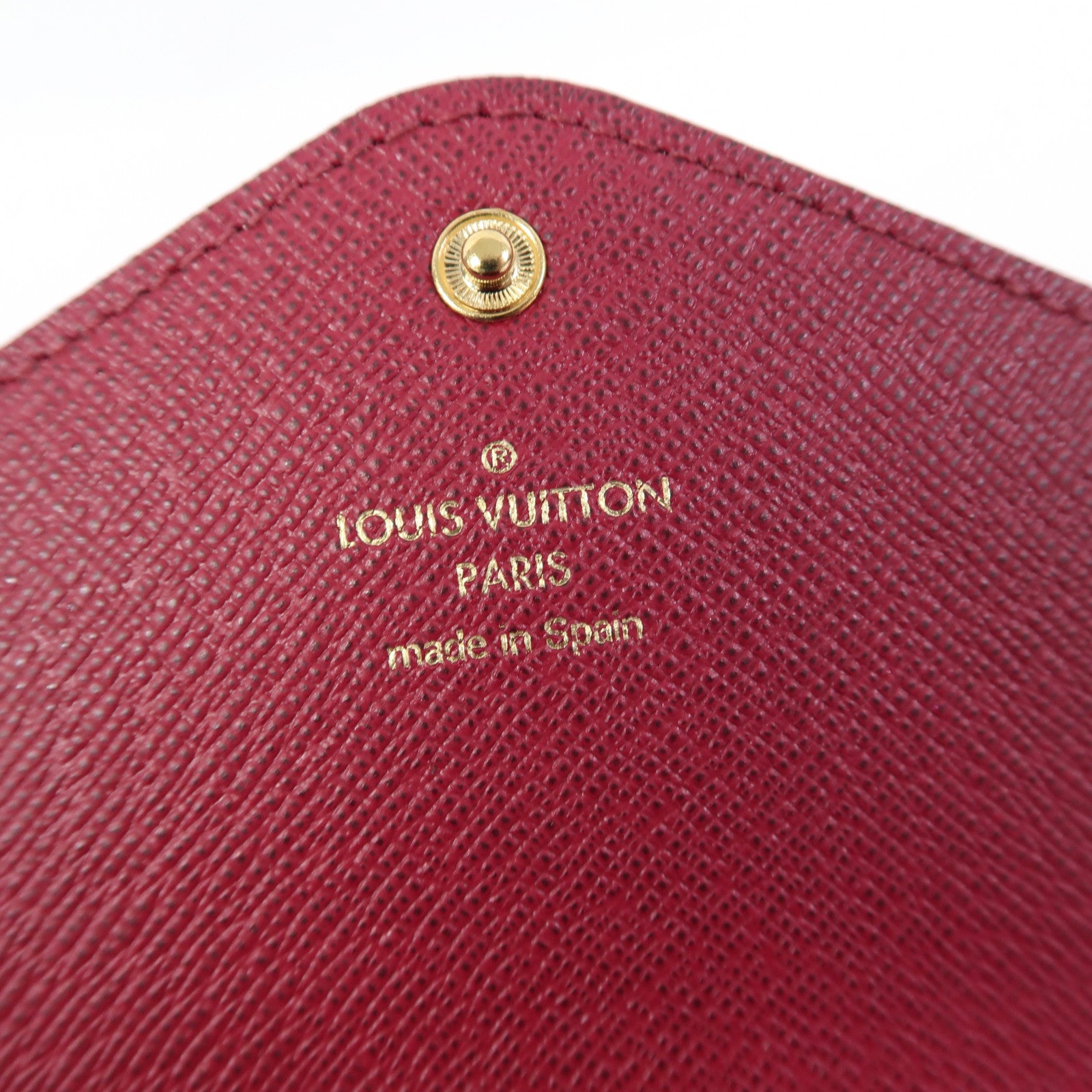 LOUIS VUITTON Monogram Emilie Wallet金扣長錢包啡色