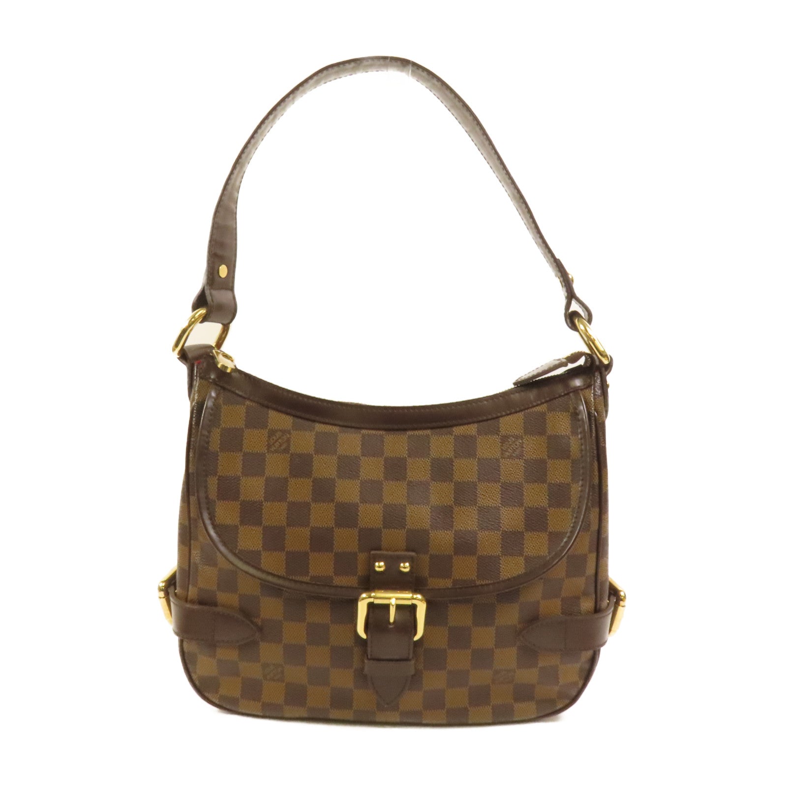 LOUIS VUITTON Damier Highbury金扣肩背袋