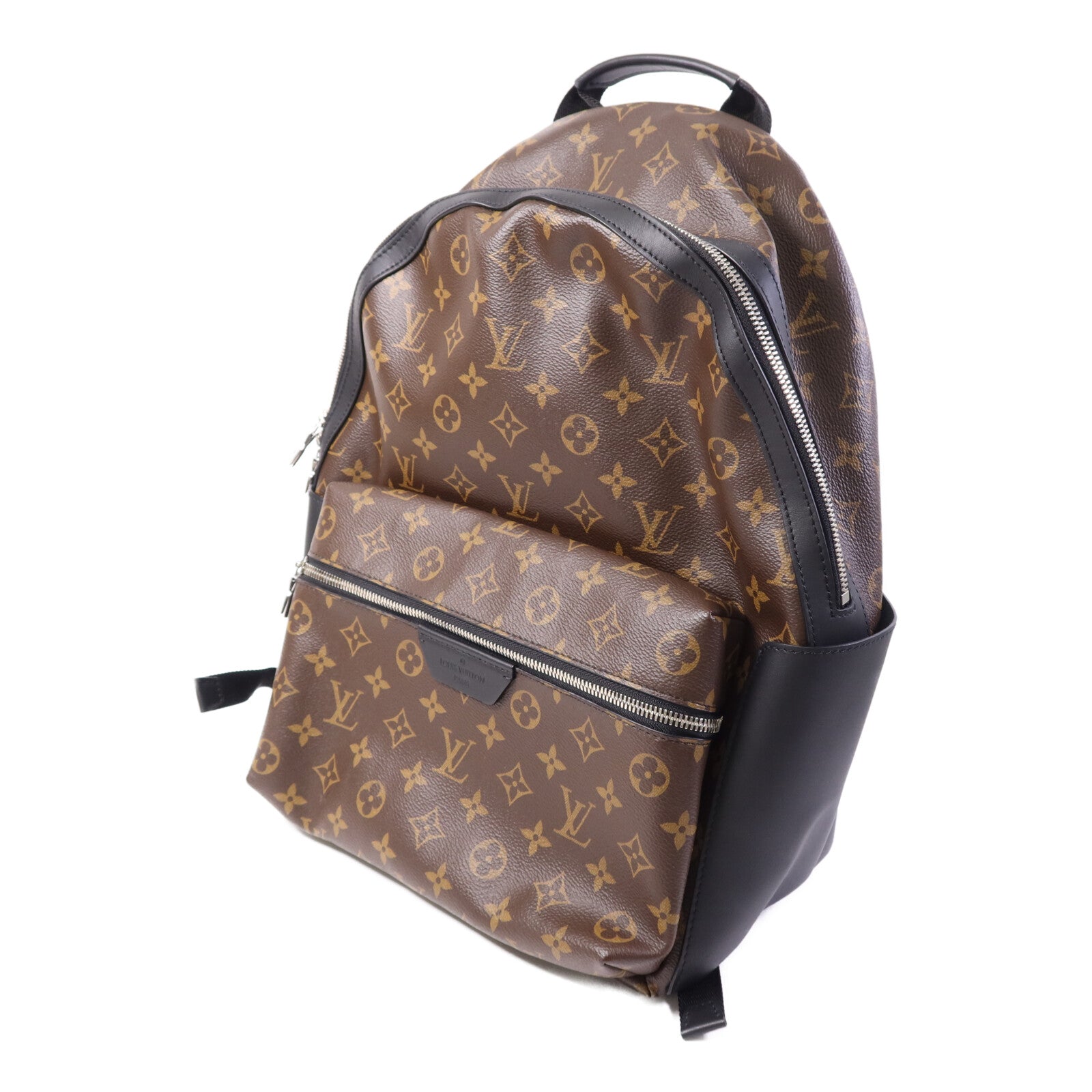 LOUIS VUITTON 【激減優惠】Monogram Macassar Discovery Backpack PM銀扣背包