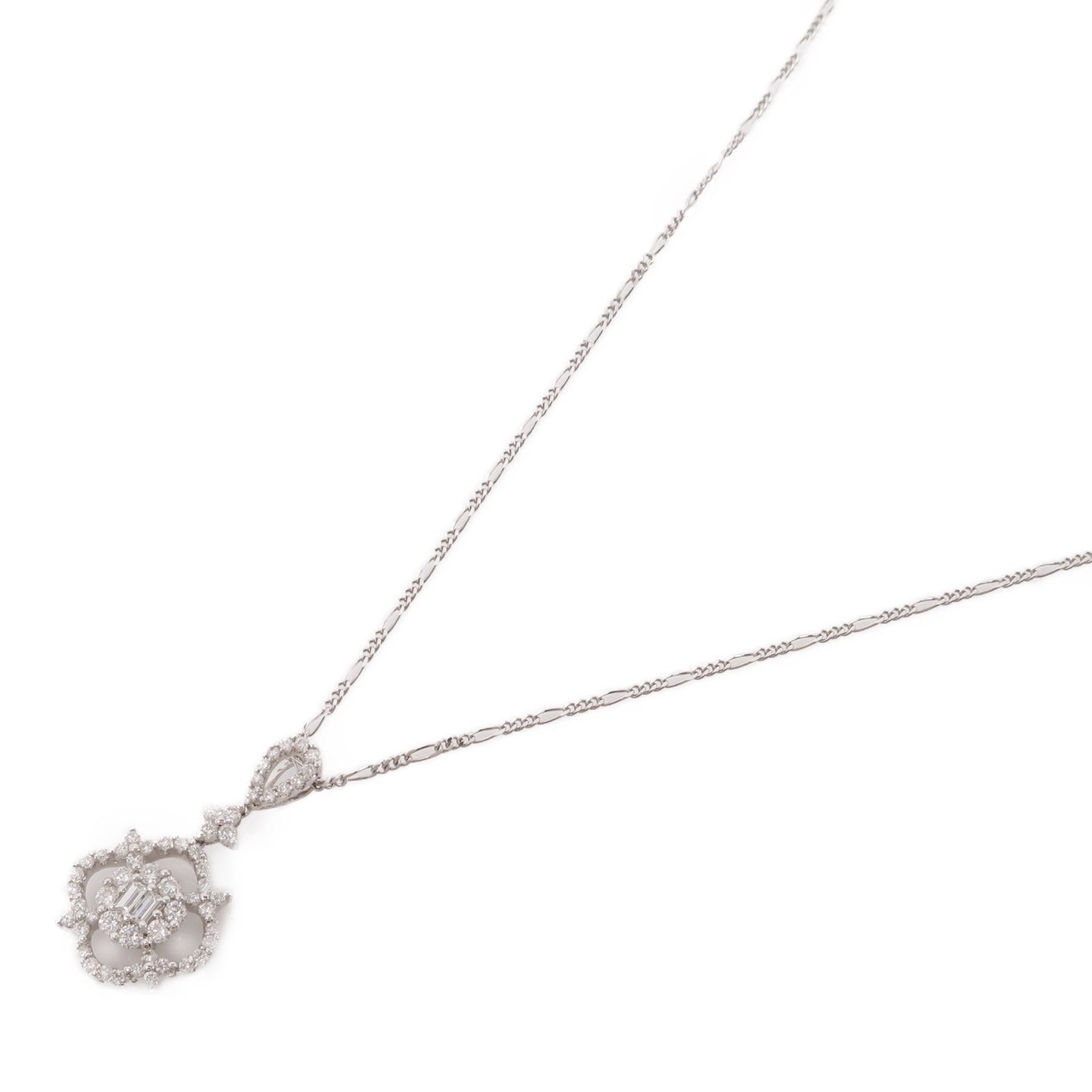 JEWELRY 18K白金Diamond Necklace鑽石項鍊
