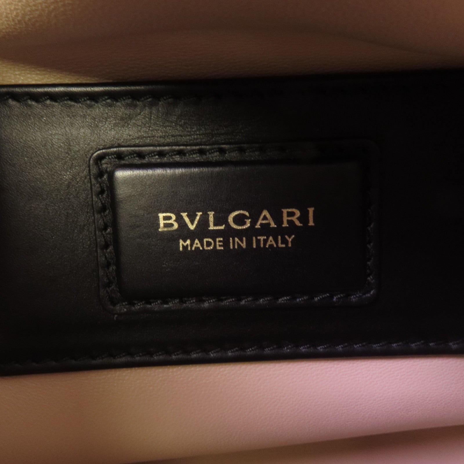 BVLGARI 牛皮皮革Chain Shoulder Bag金扣手挽肩背兩用袋