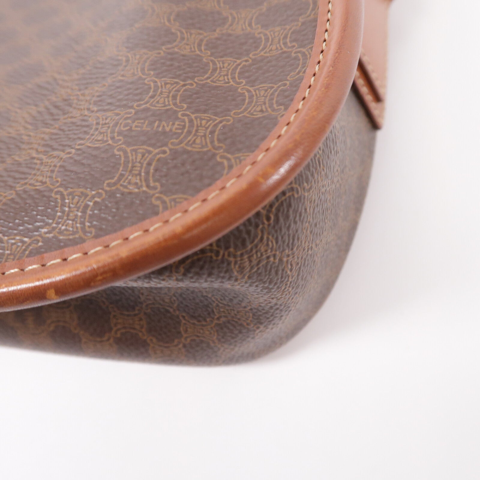CELINE 塗層帆布Vintage Macadam Starball肩背袋