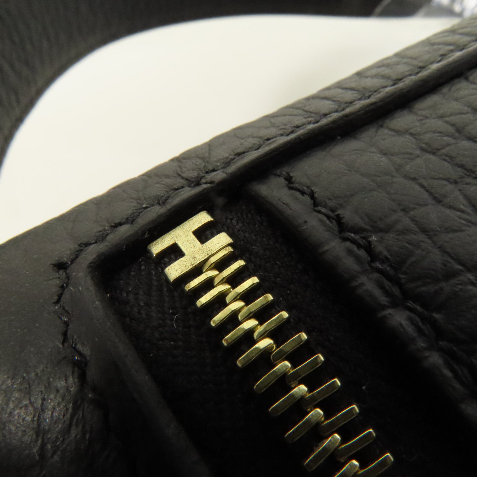 HERMES Clemence皮革Mini Lindy金扣手挽肩背兩用袋Noir