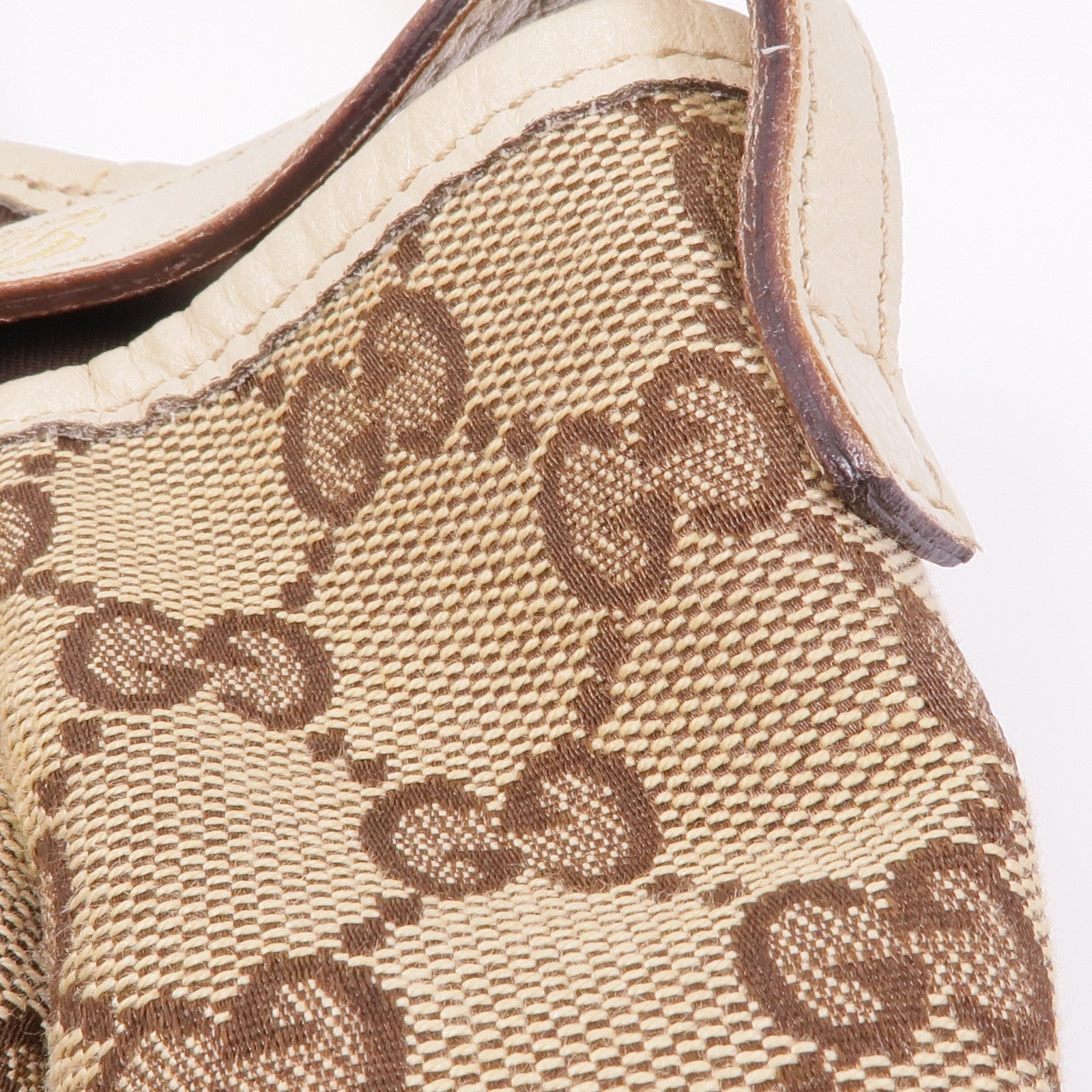 GUCCI 帆布Tote Bag金扣手挽袋