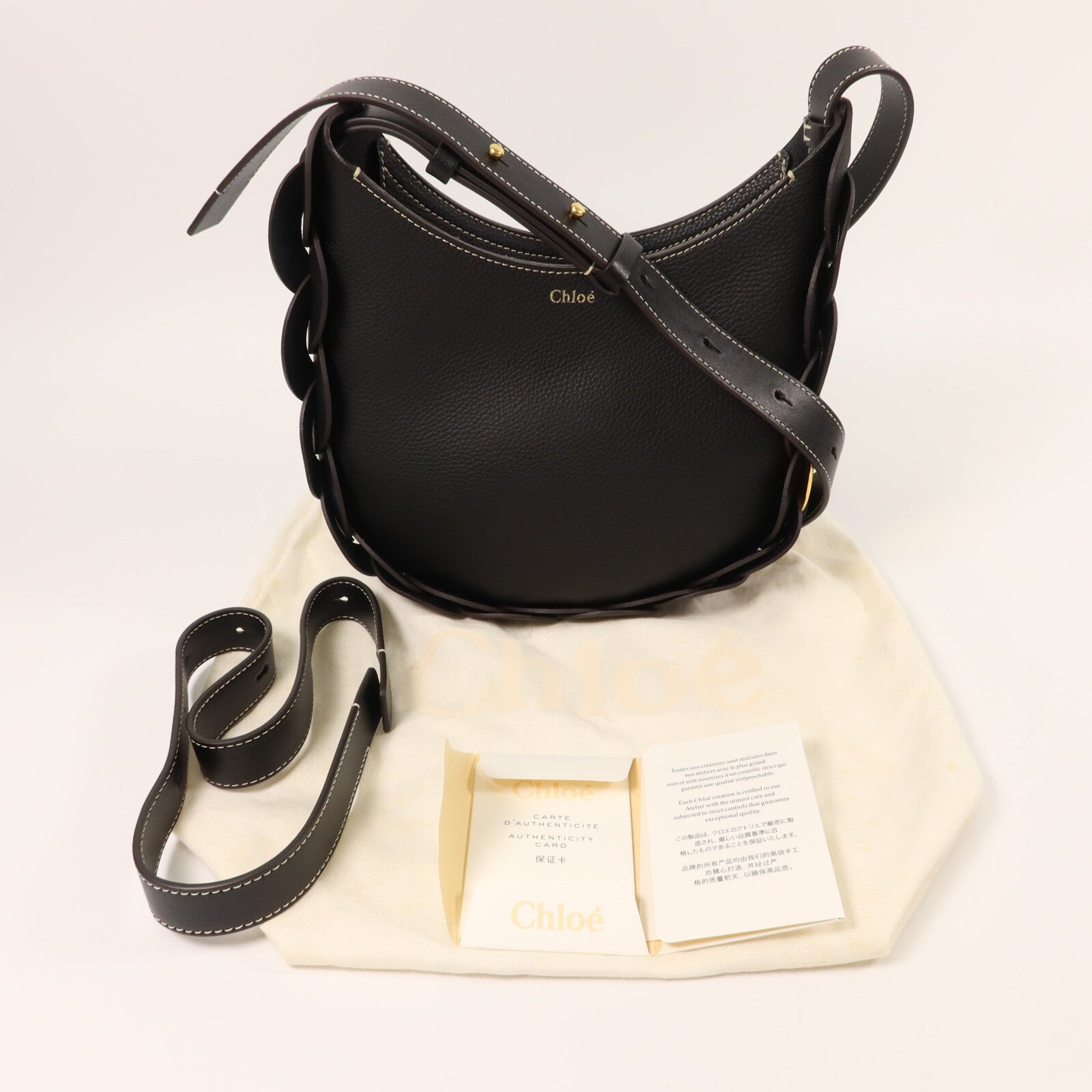 Chloe 牛皮皮革Shoulder Bag手挽肩背兩用袋