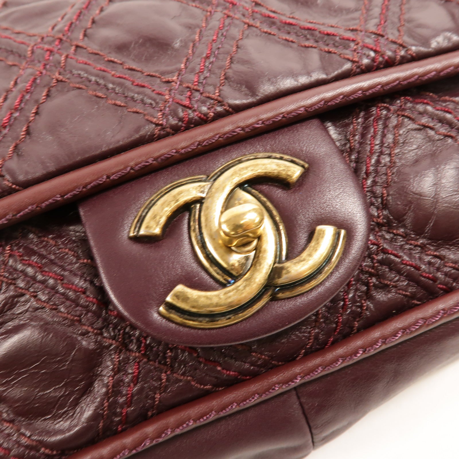 CHANEL 羊皮皮革Chain Shoulder肩背袋
