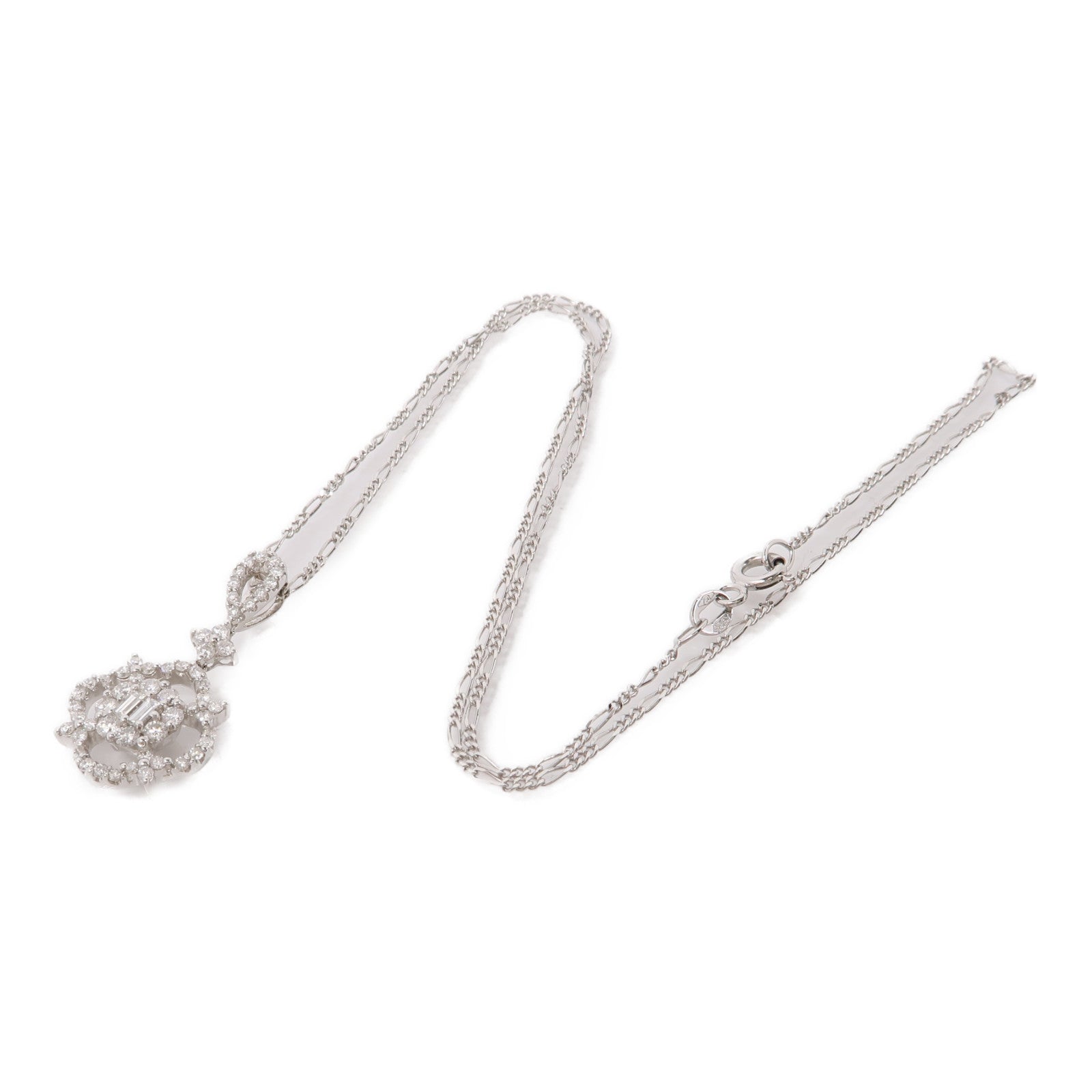 JEWELRY Diamond Necklace Accessories 18K White Gold