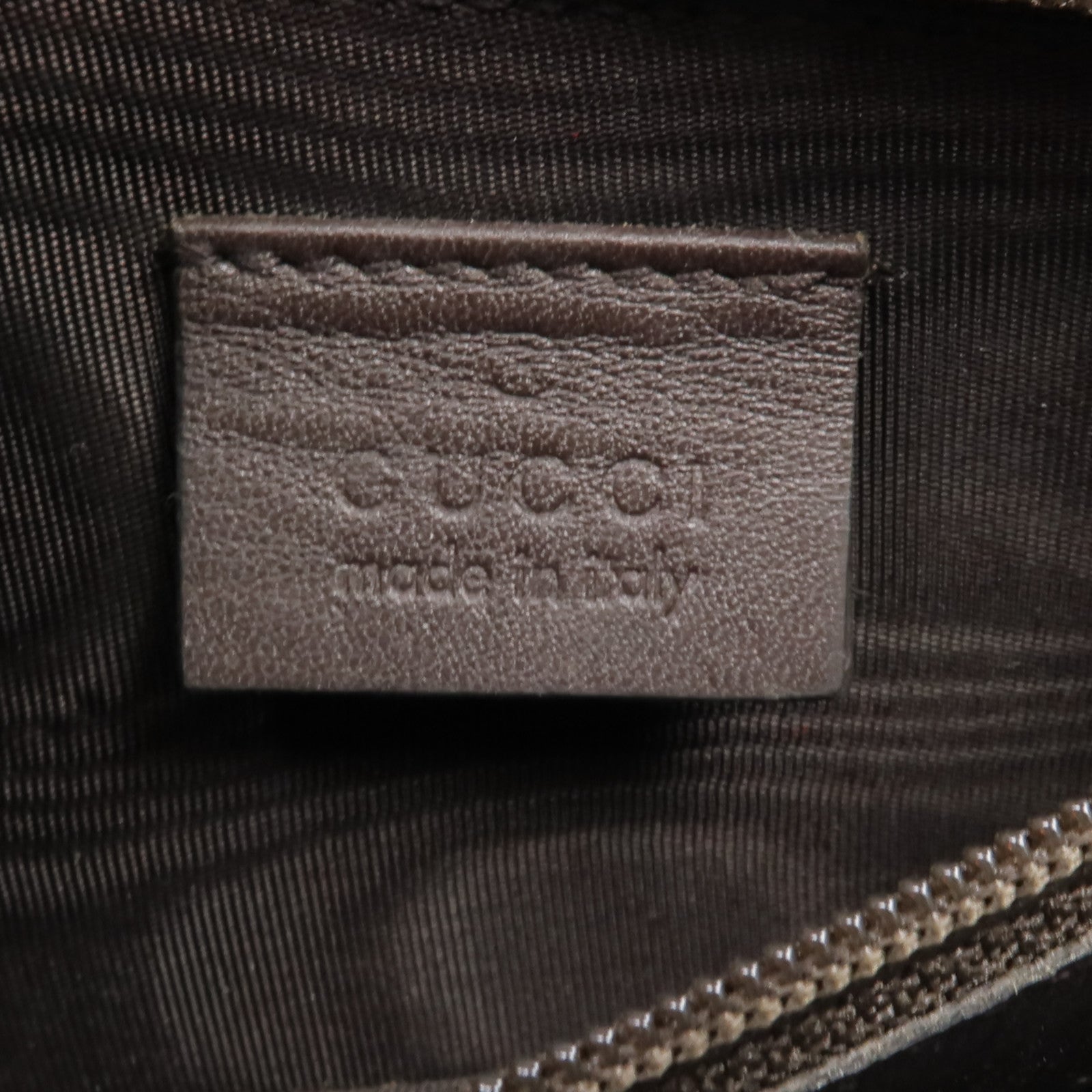 GUCCI 塗層帆布Long Wallet金扣長錢包