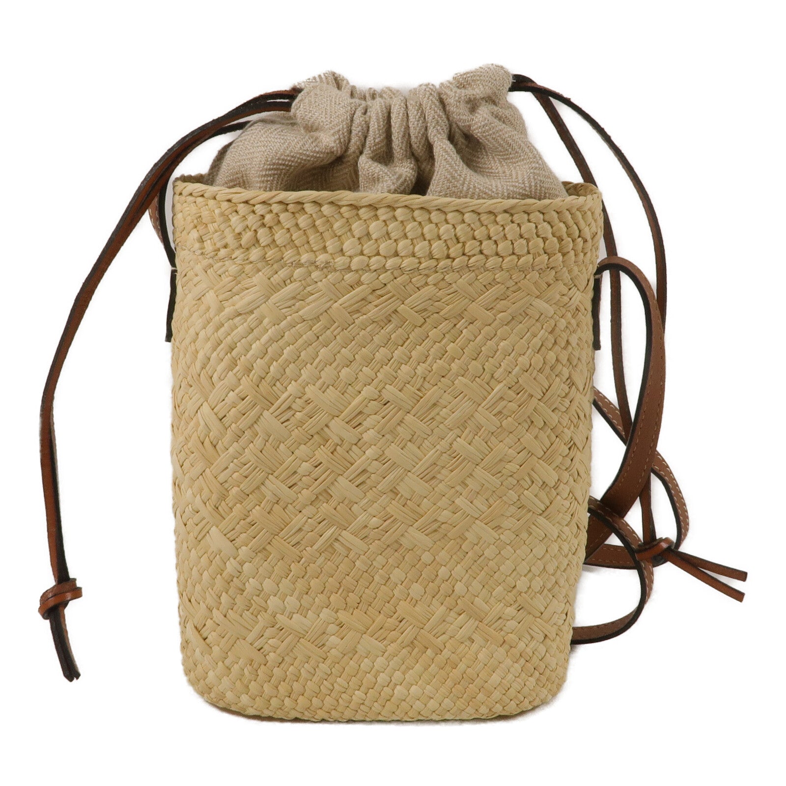 LOEWE Iraca Palm Square Pocket肩背袋