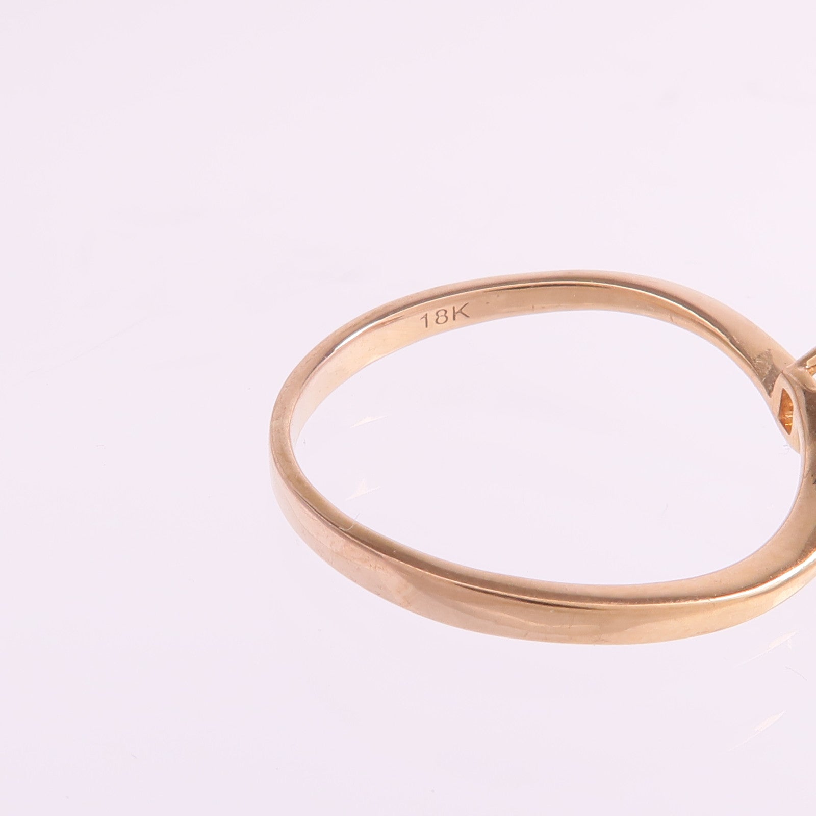 JEWELRY 18K玫瑰金Diamond Ring鑽石戒指US#7.75