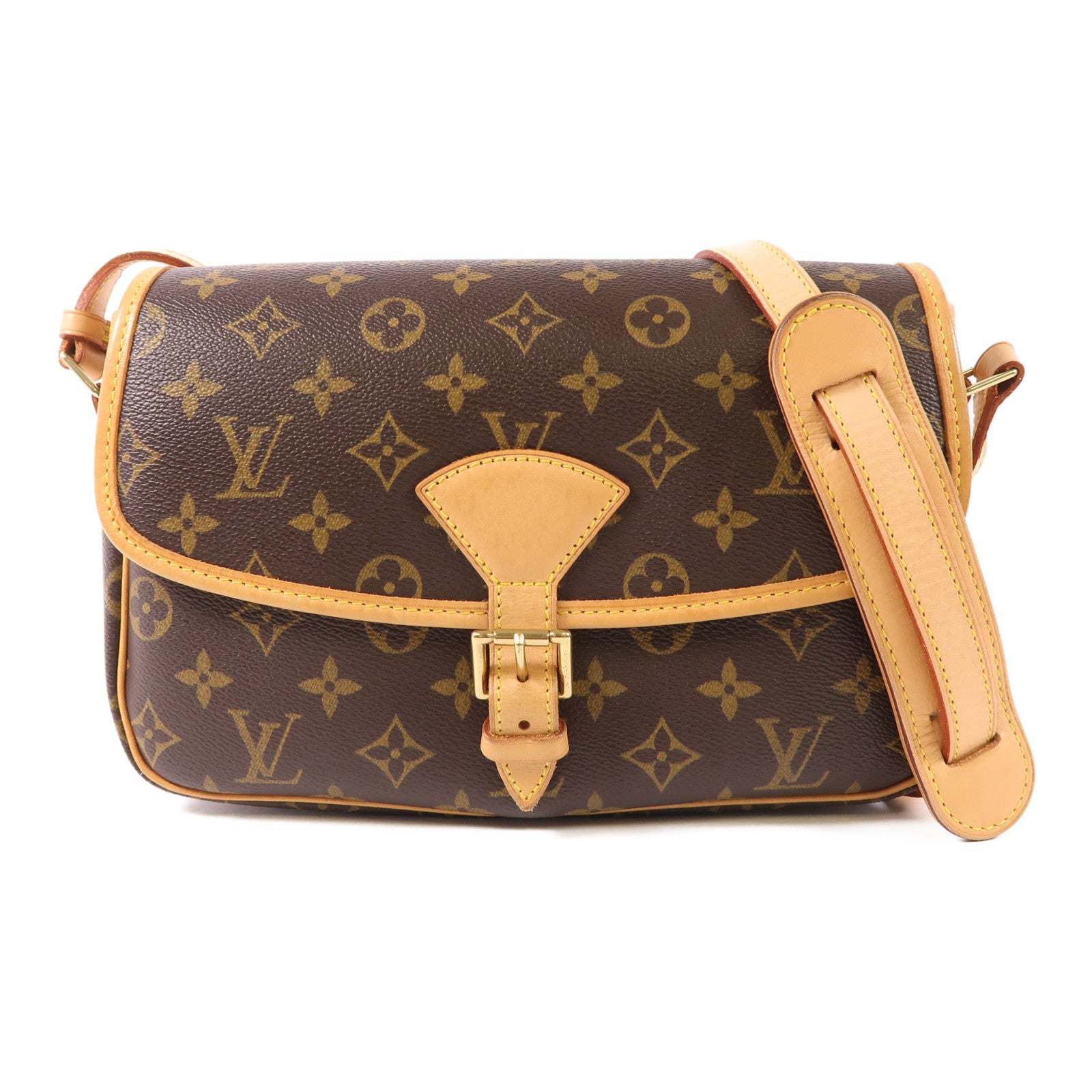 LOUIS VUITTON Monogram Sologne金扣肩背袋