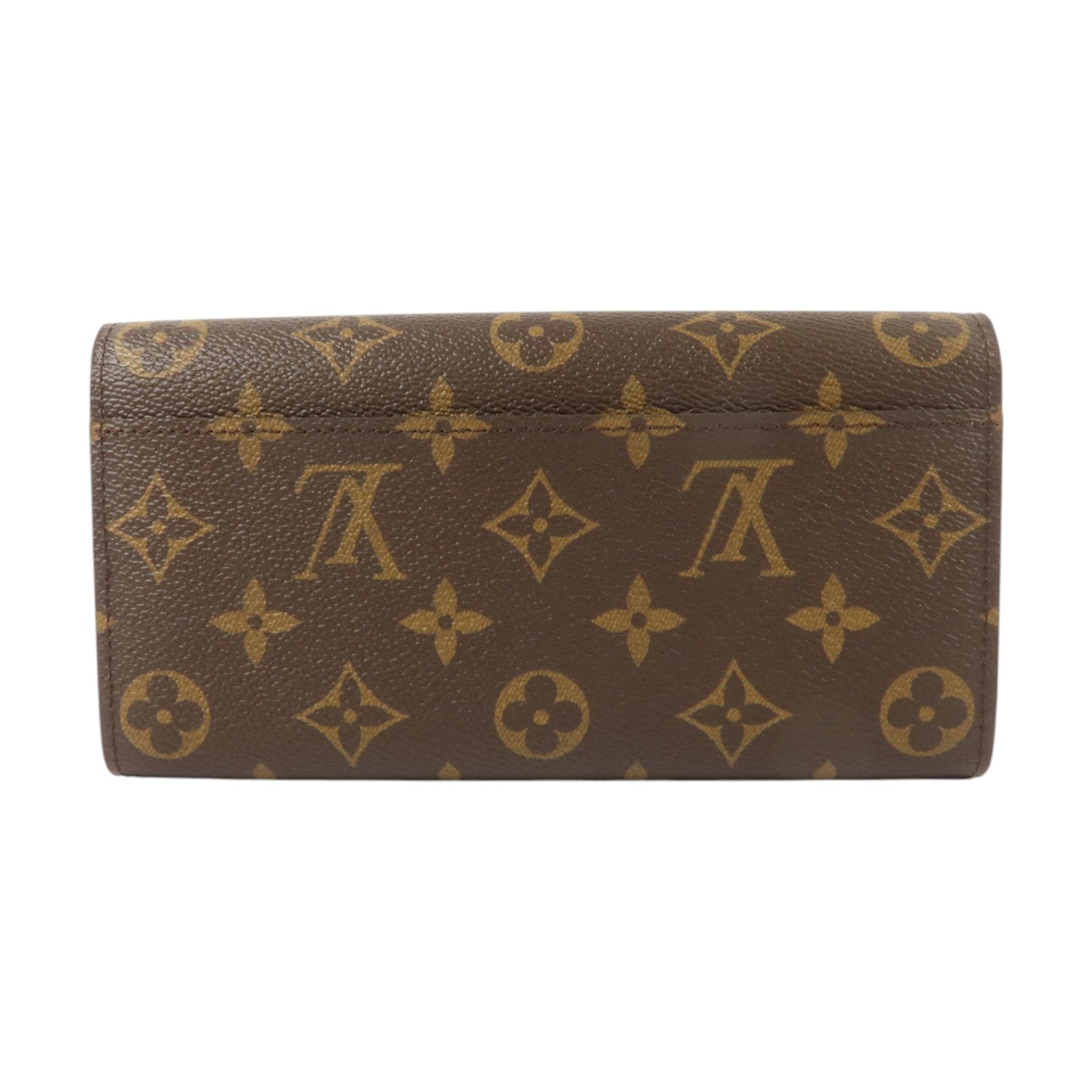 LOUIS VUITTON Monogram Sarah Wallet金扣長錢包