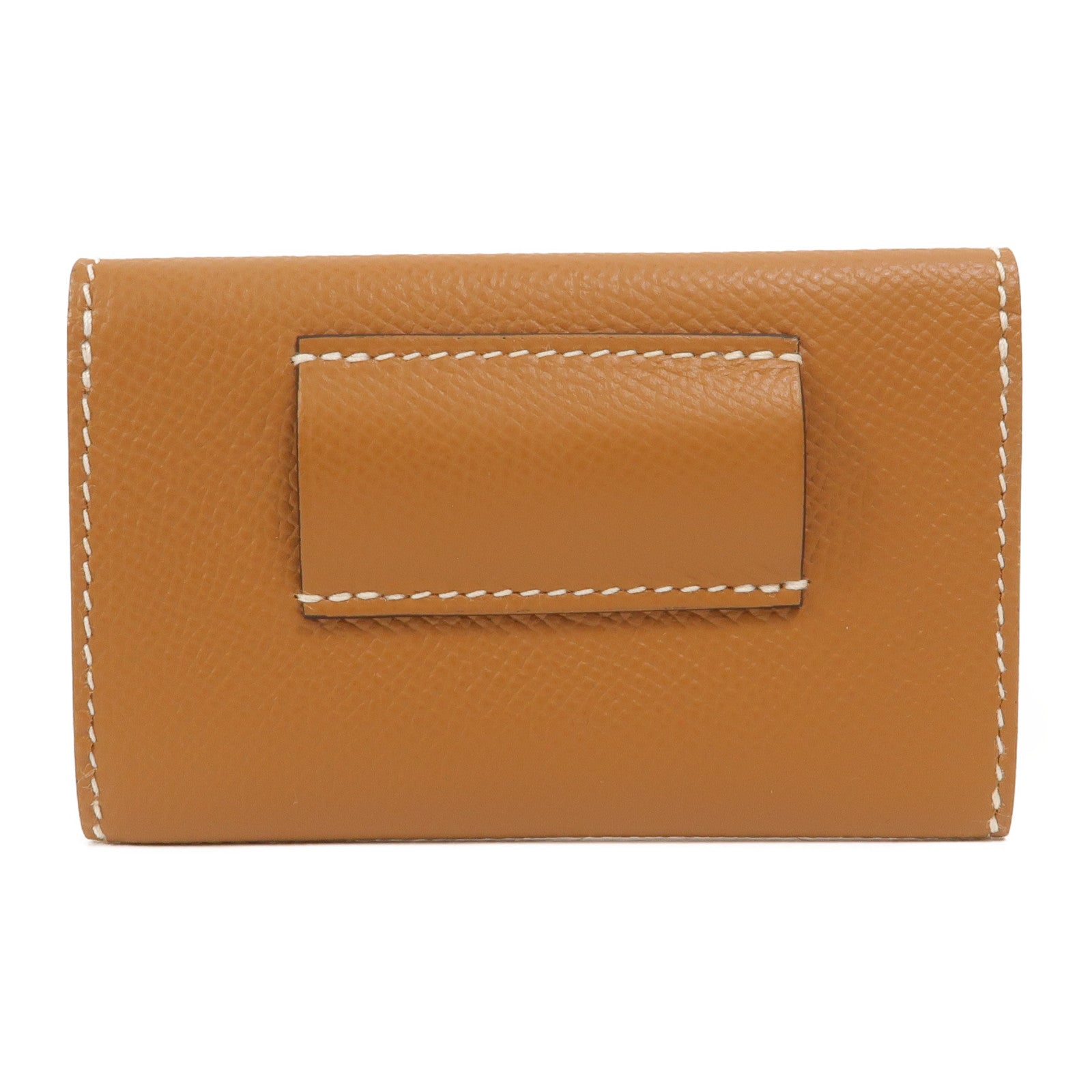 HERMES Epsom皮革Kelly Pocket 18 Belt皮帶Gold